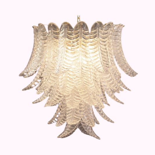 80cm Leaf Murano Chandelier