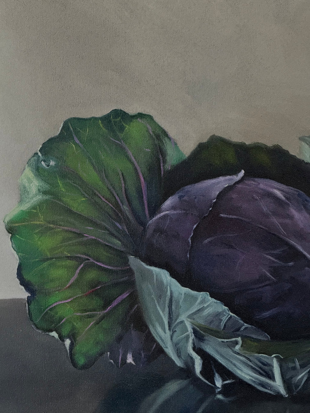 “Red Cabbage” by Llael McDonald – Original Signed Oil on Canvas
