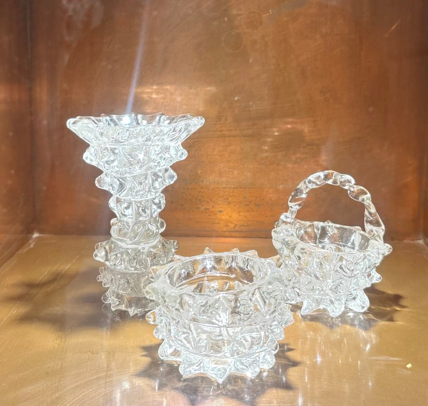 Trio of Barovier & Toso Murano Glass