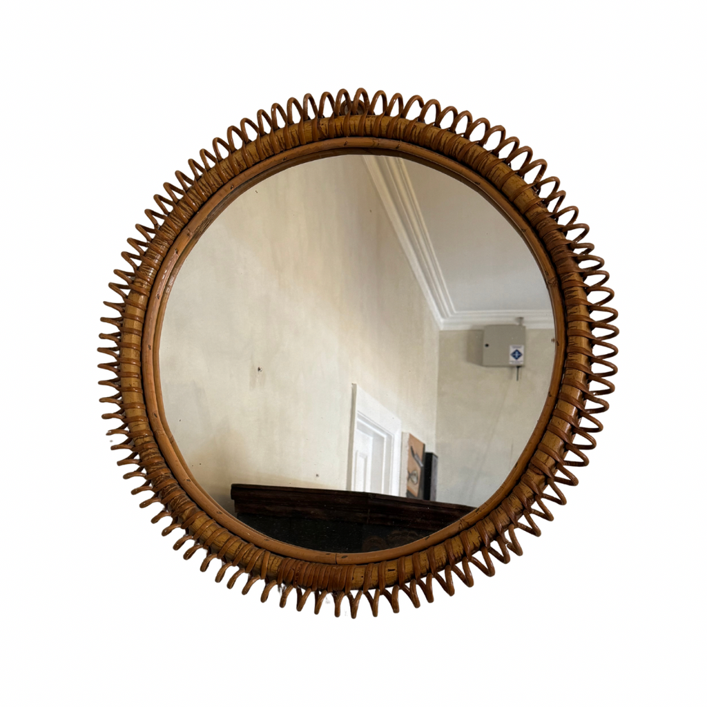 Bonacina Mirror 1960s Italy 63cm Diameter