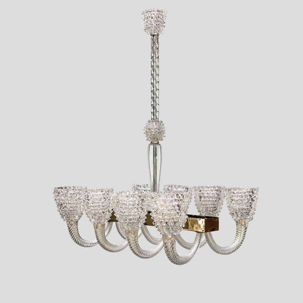 Murano Rostrato Linear Chandelier