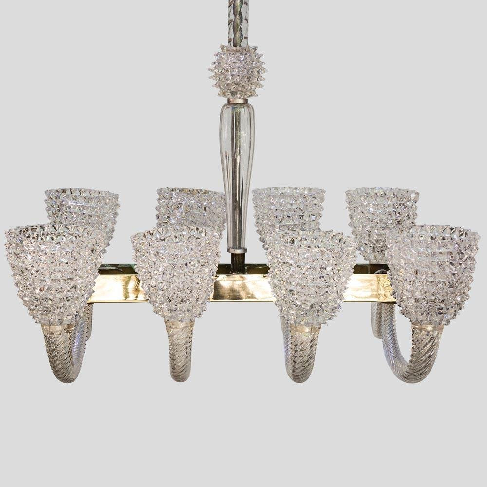Murano Rostrato Linear Chandelier
