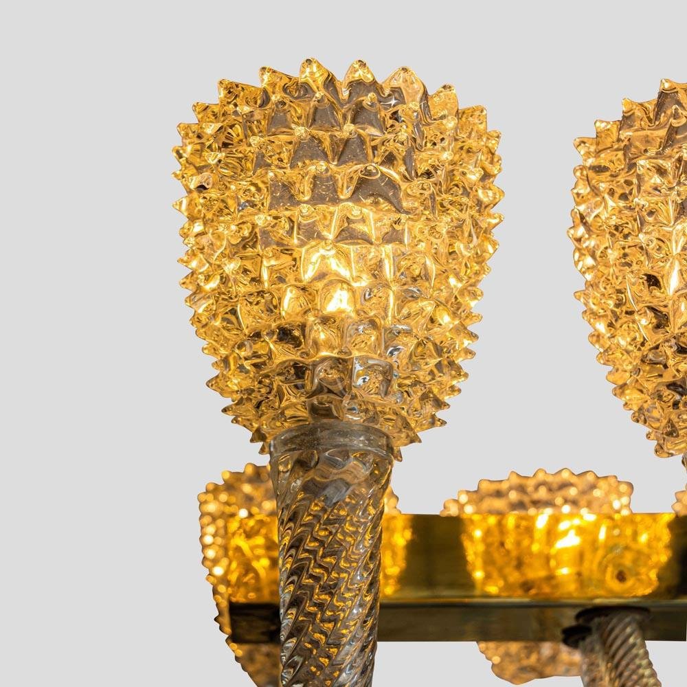 Murano Rostrato Linear Chandelier