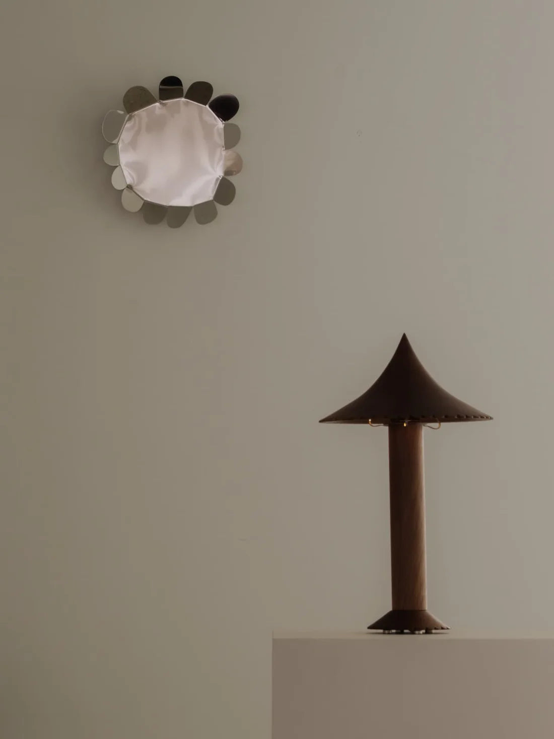 Pole and Fringe Lamp by Jorge Kilzi