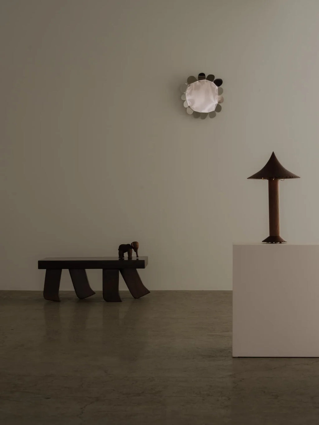 Pole and Fringe Lamp by Jorge Kilzi