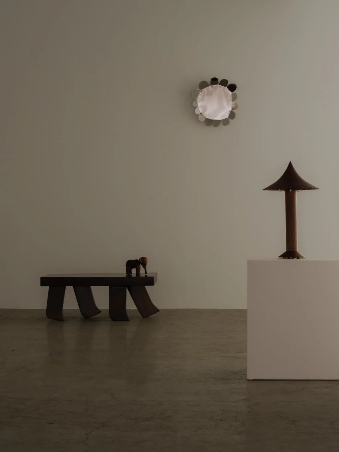 Pole and Fringe Lamp by Jorge Kilzi