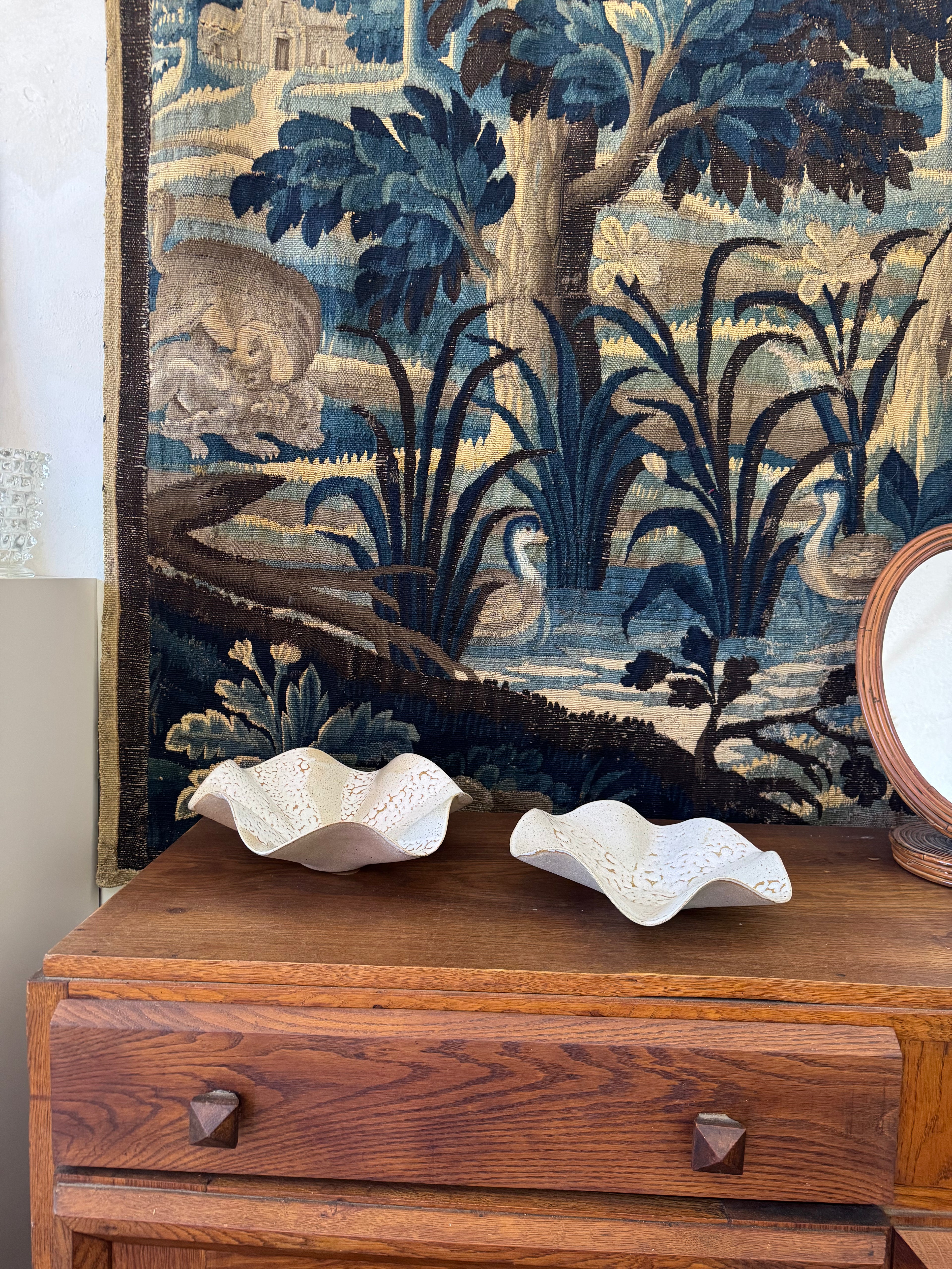 'Stingrays Bowl' Stoneware Ceramic by Rebekah Clark