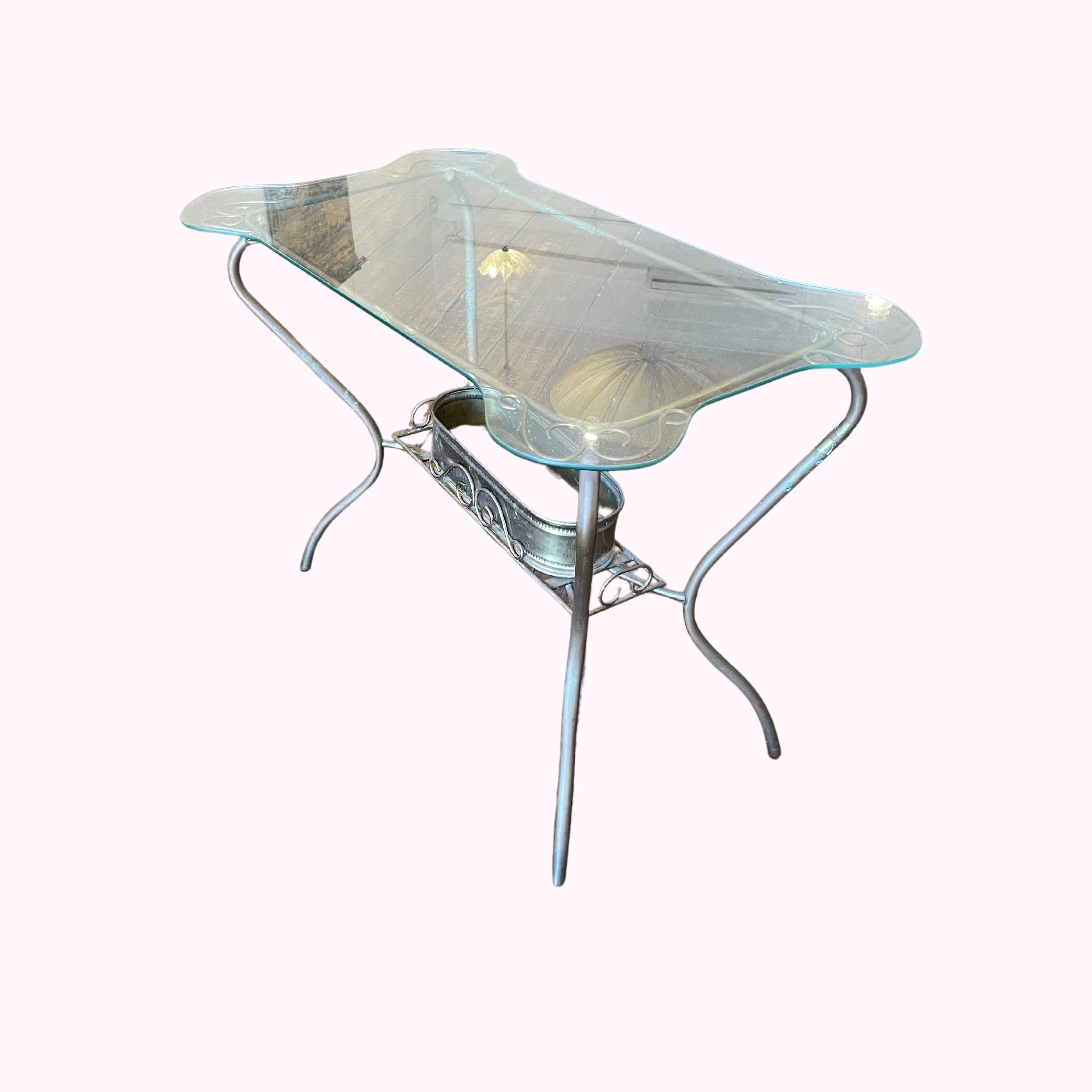 1950s Italian Art Deco Side Table