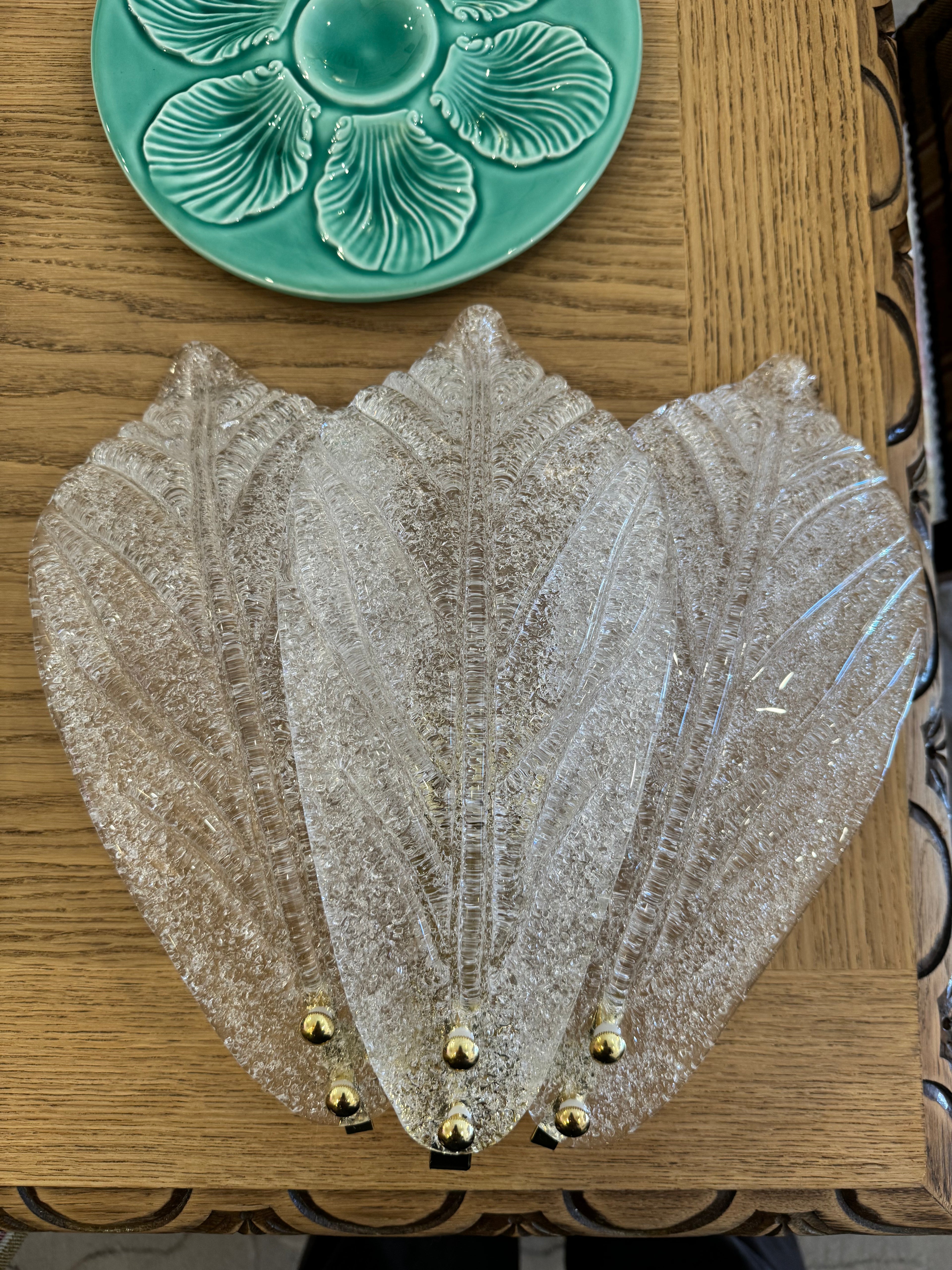 Pair of 1960s Murano Sconces