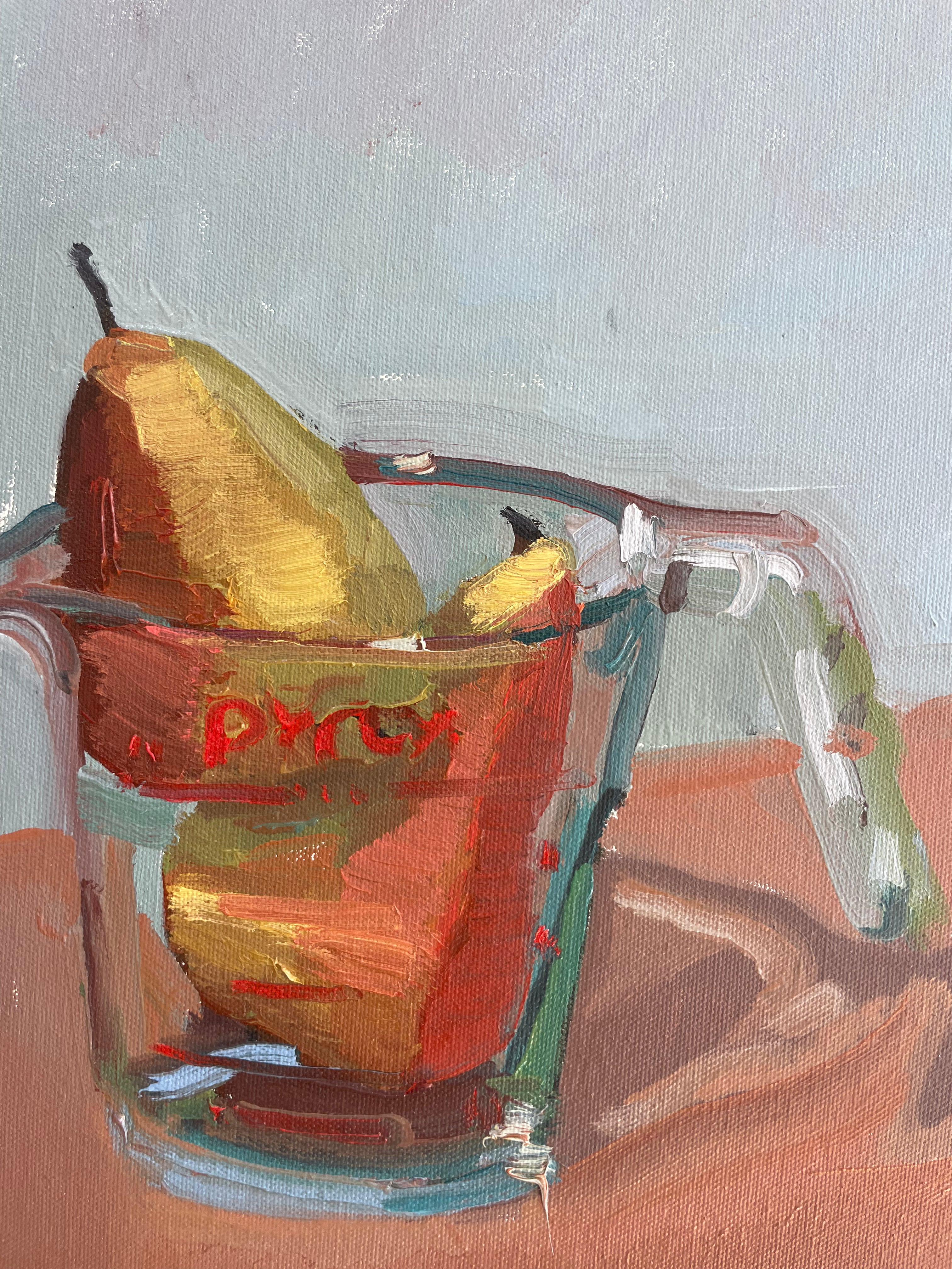 ‘Pears in Pyrex’ by Ella Holme
