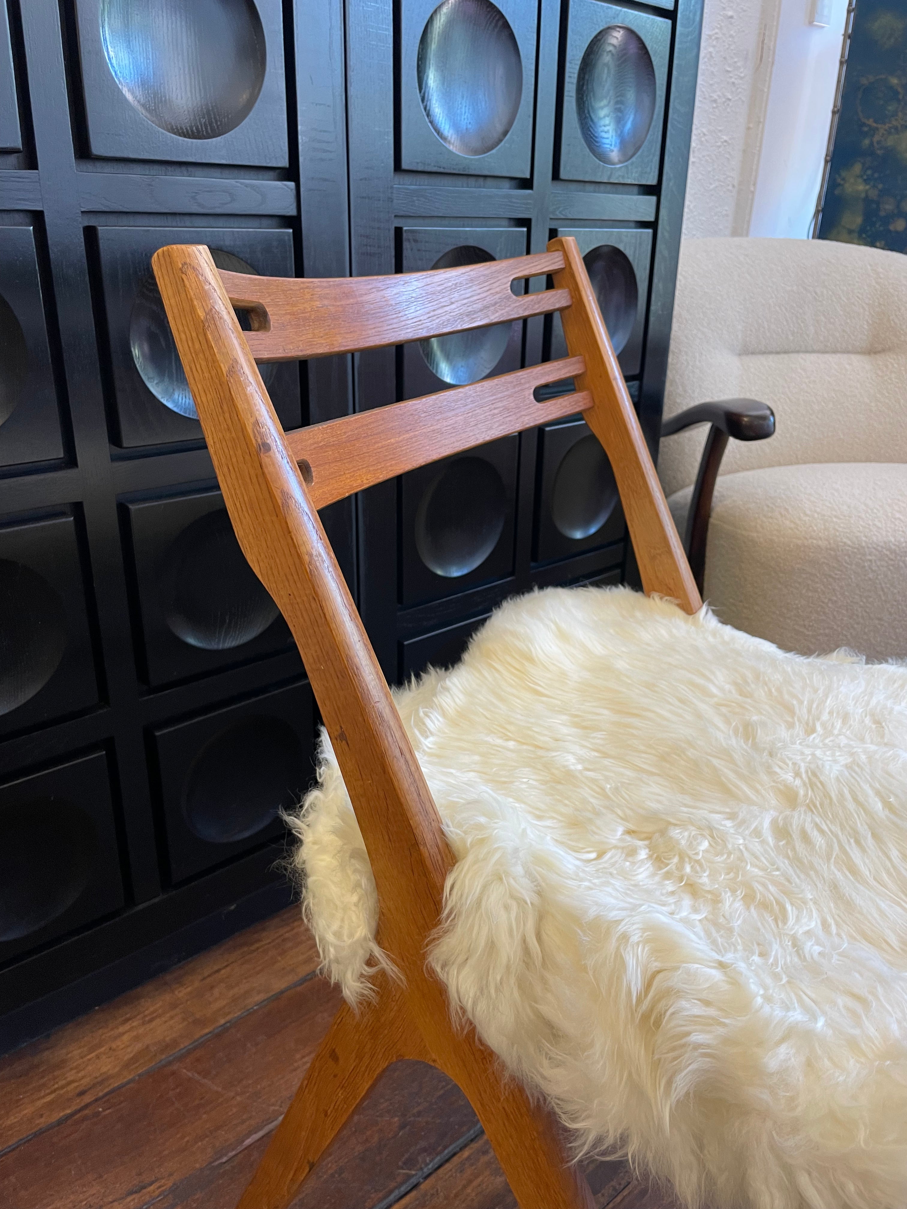 1960s Danish Oak
Chair by Edmund Jorgensen