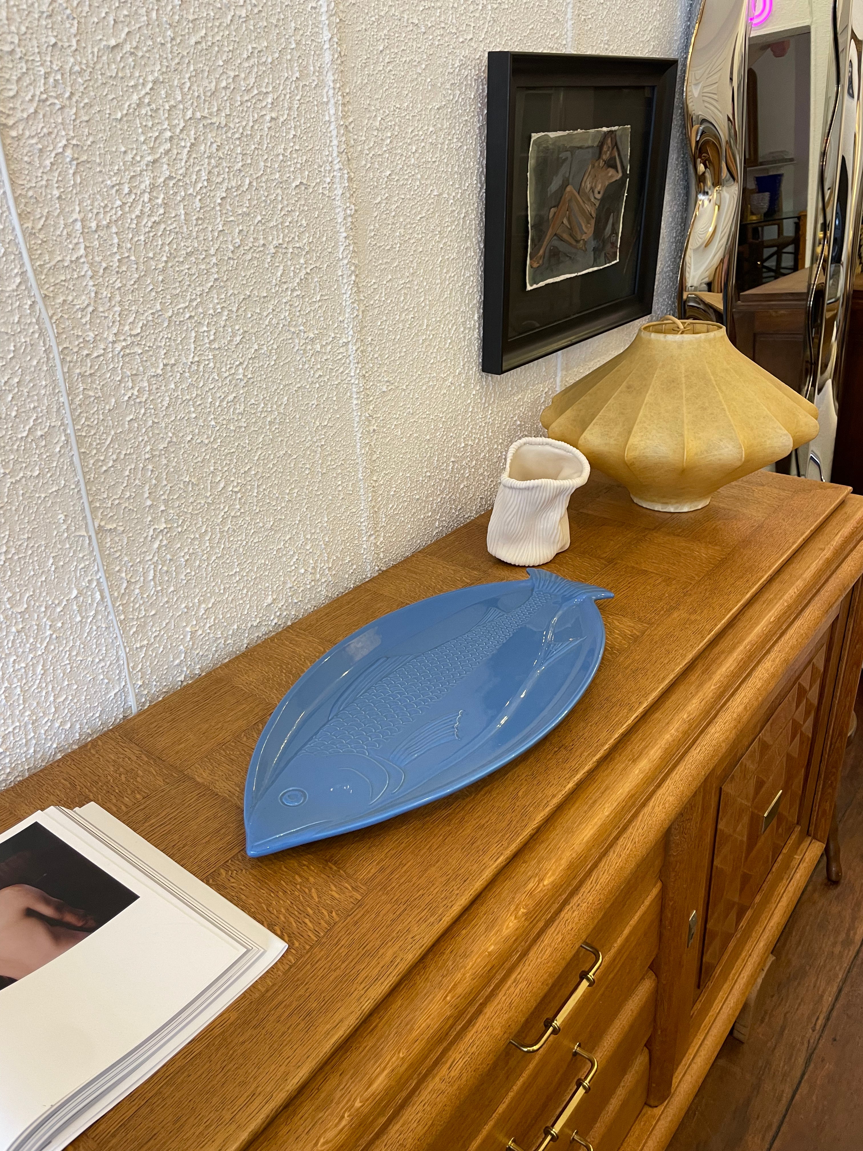 Fish 1950s France Platter