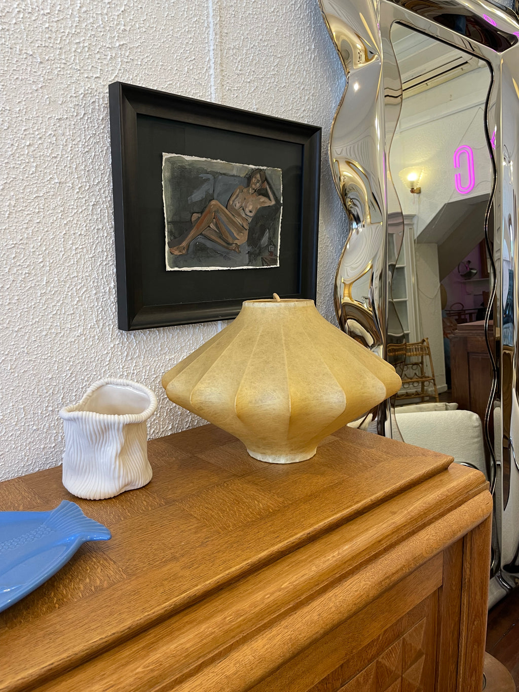 1970s Vintage Cocoon
Pendant Lamp by Achile Castiglioni