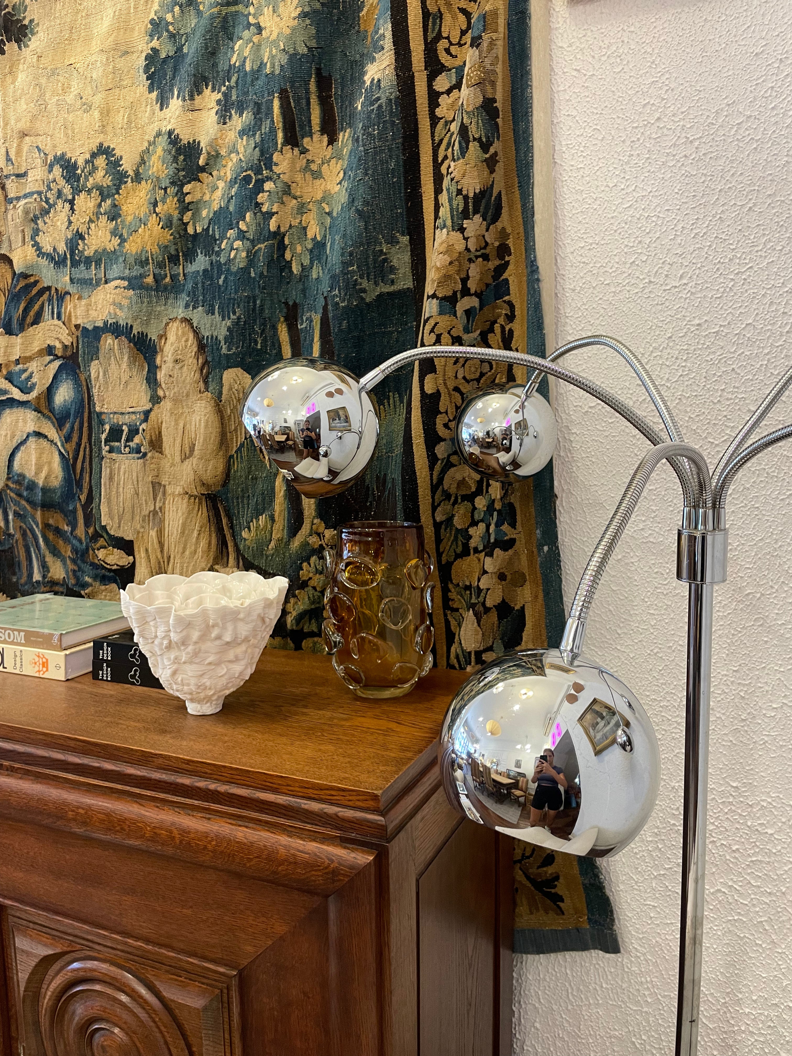 Chrome Floor Lamp 1970s
France