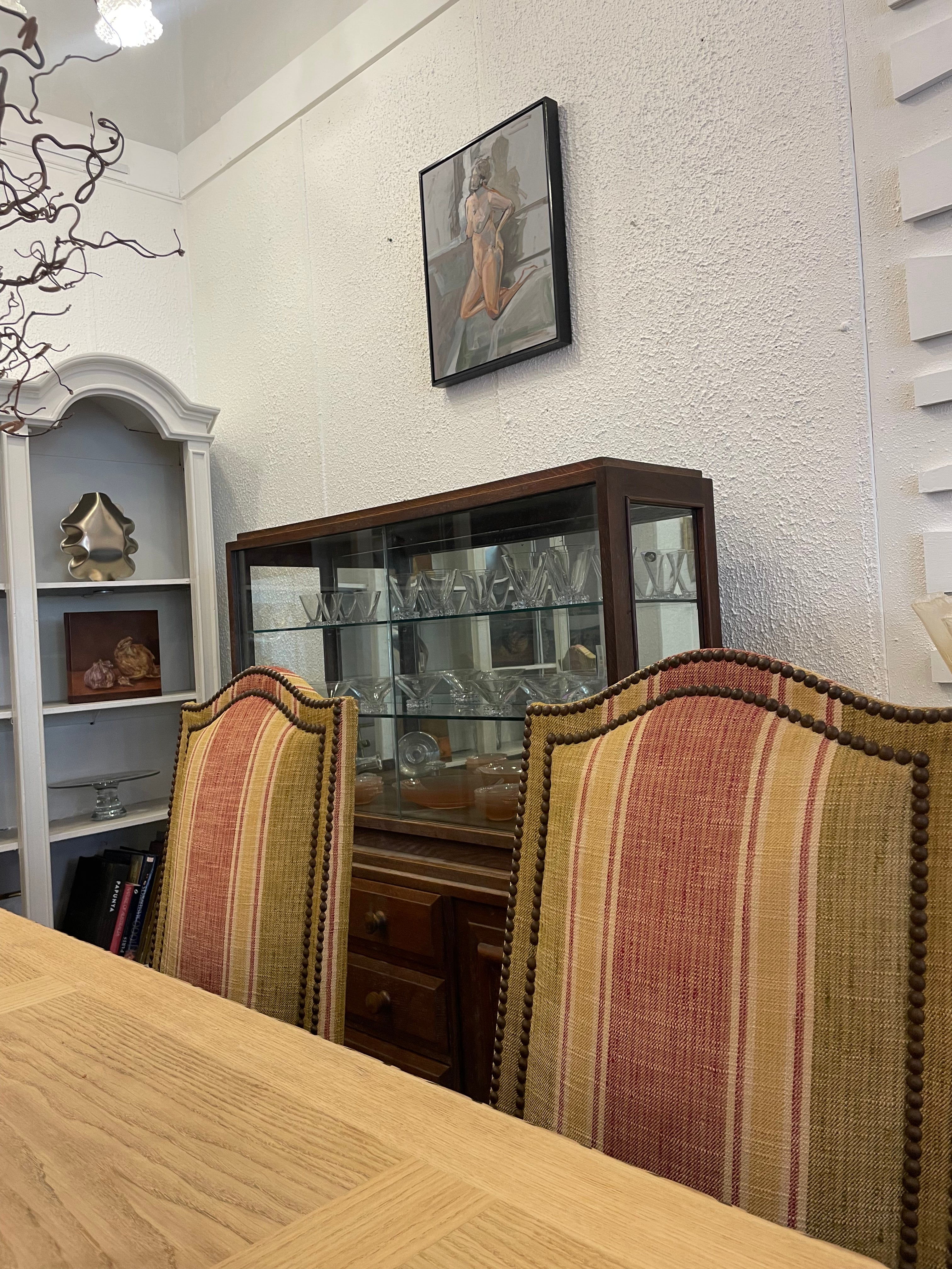 19th C France Os de Mouton set of 6 Dining Chairs