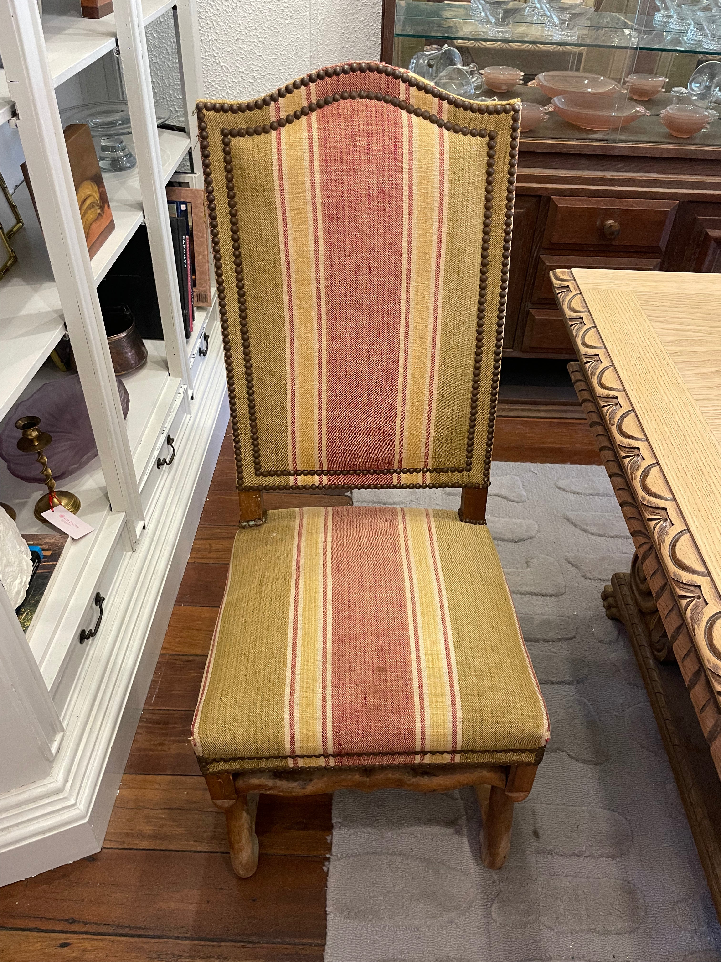 19th C France Os de Mouton set of 6 Dining Chairs