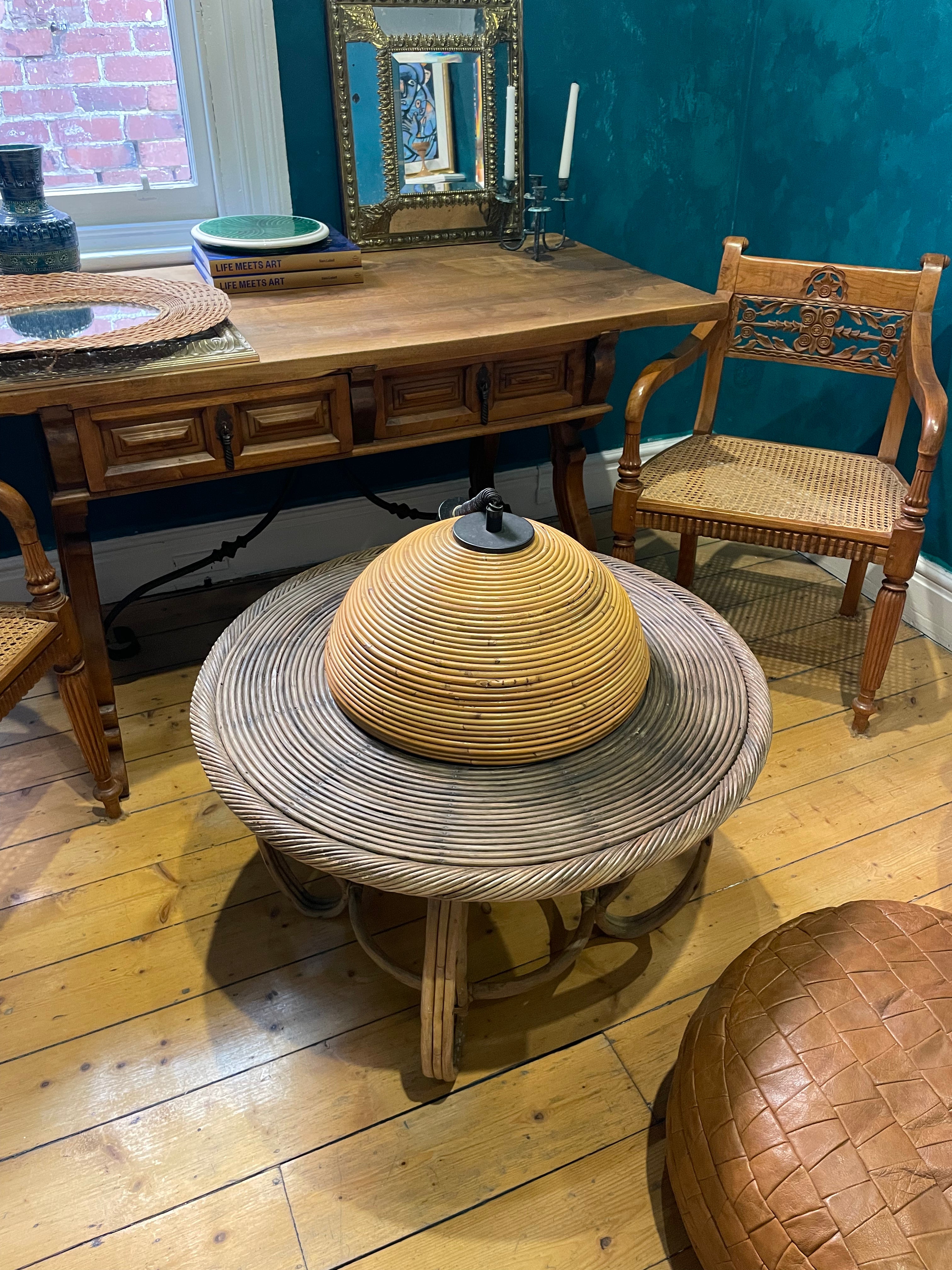 1960s Italian Bamboo Pendant