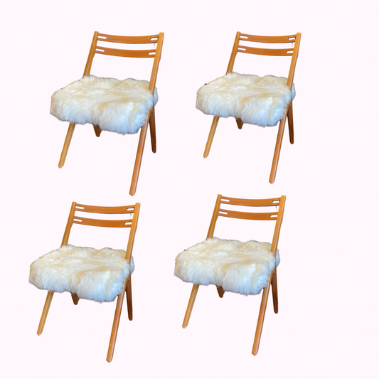 1960s Danish Oak Dining
Chairs by Edmund Jorgensen