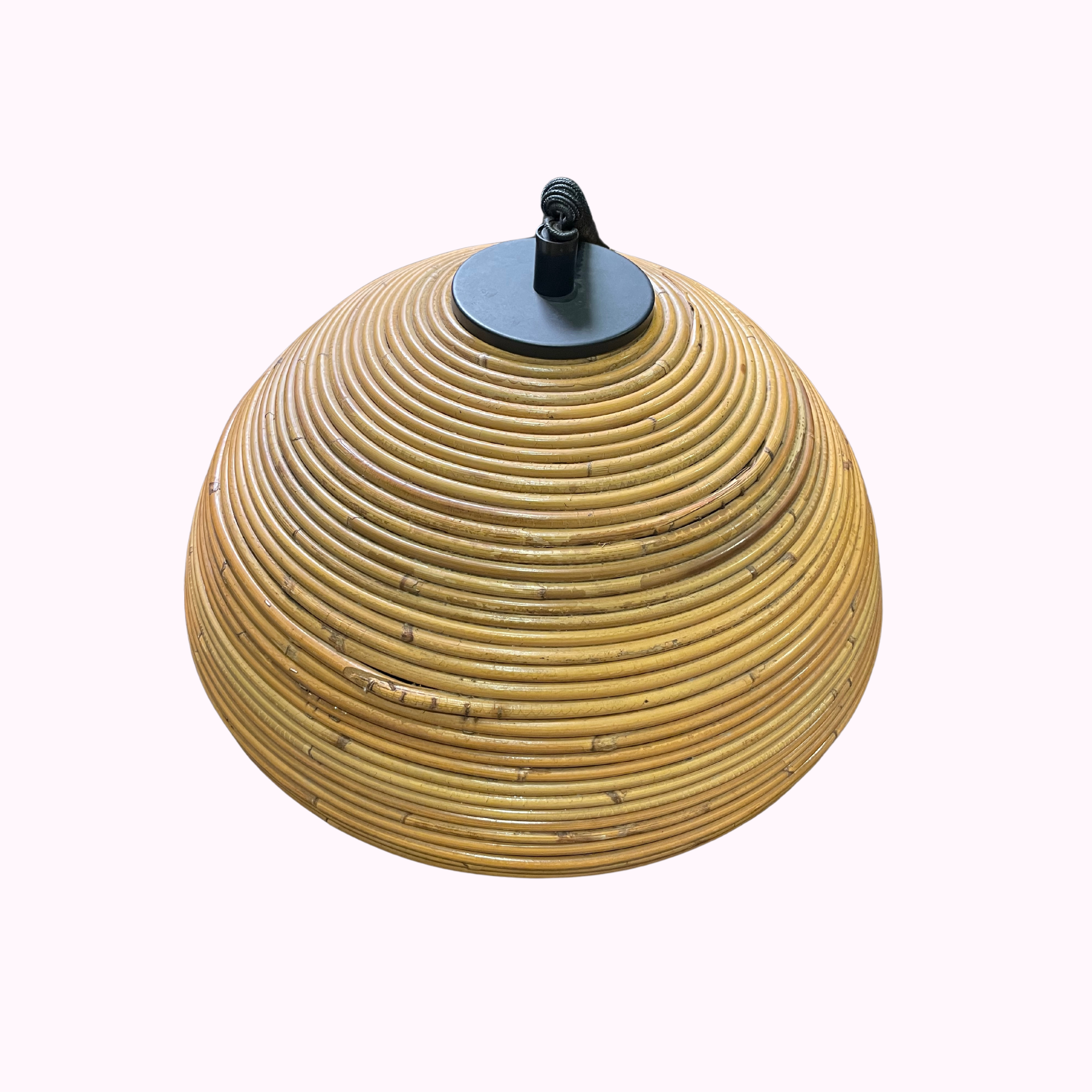 1960s Italian Bamboo Pendant