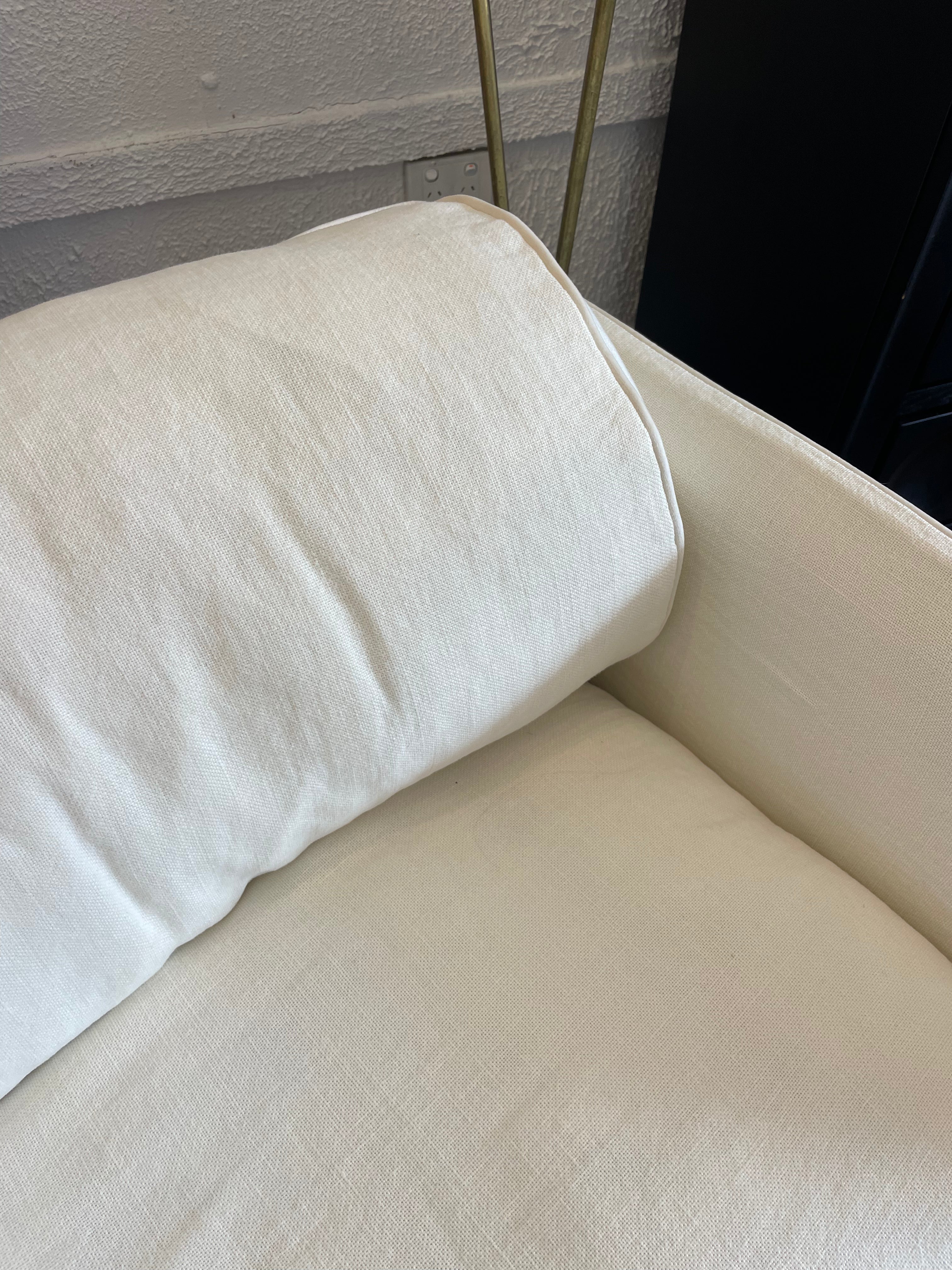 Cohen Linen Armchair by Rachel Donath