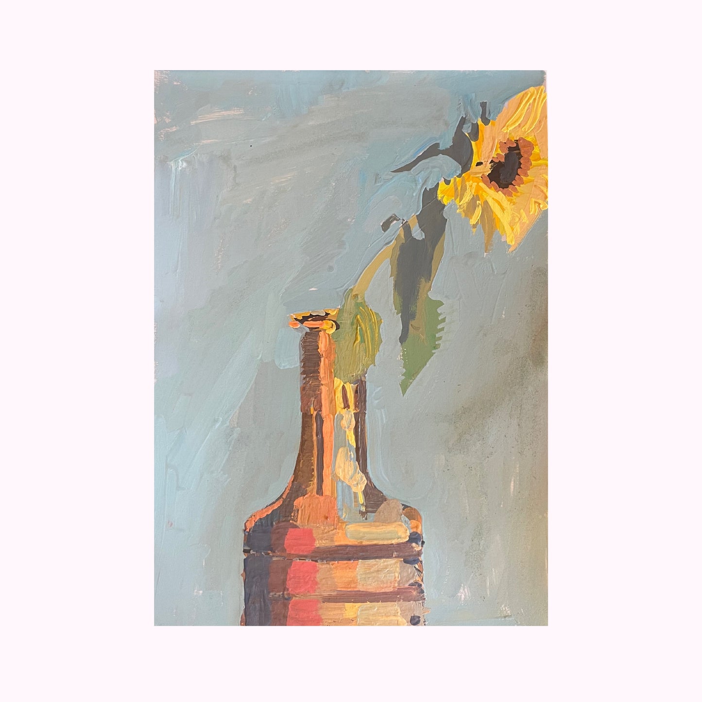 Ella Holme Sunflower & Bronze Study Still Life