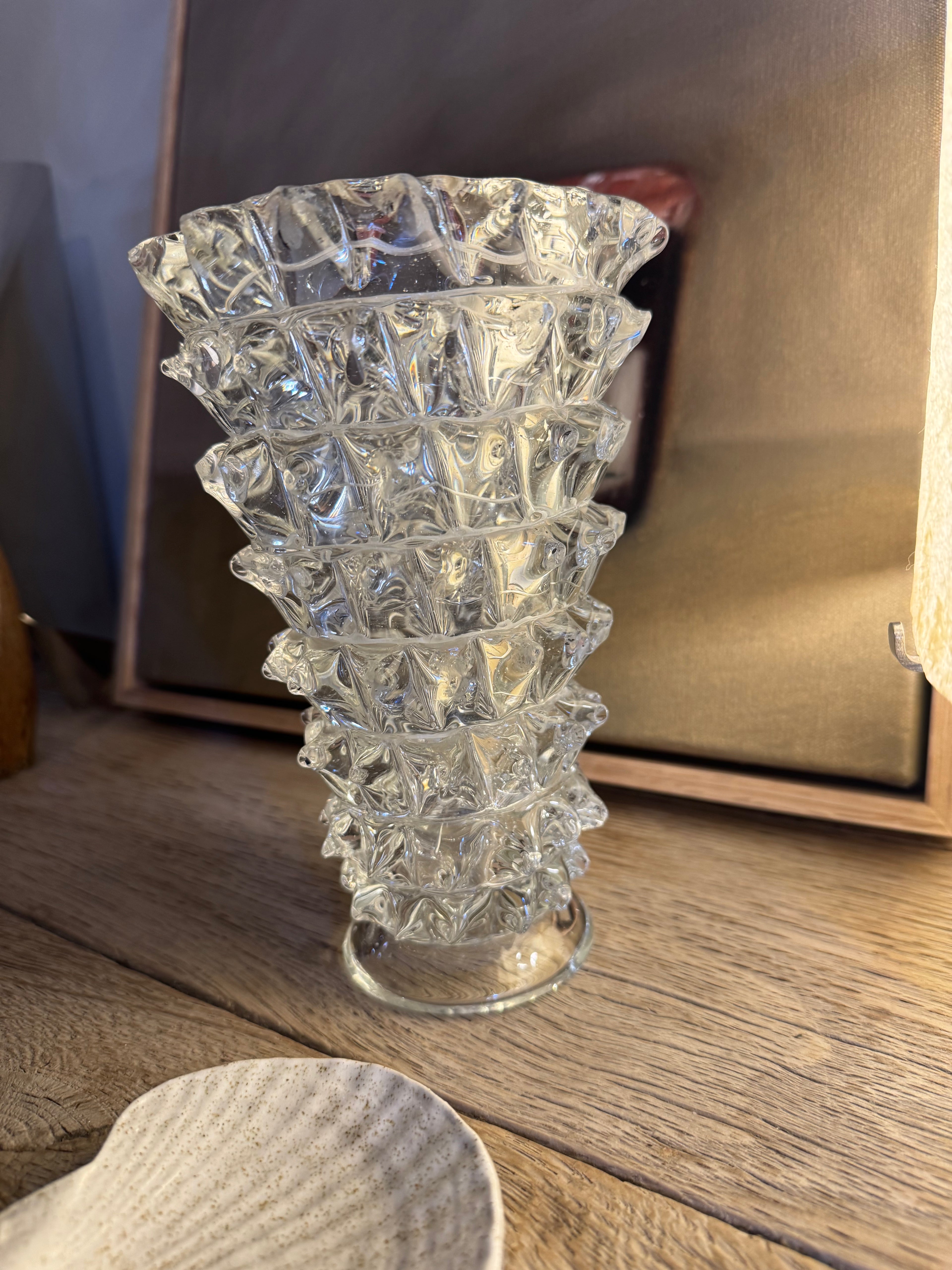 Vintage Barovier & Toso Art Deco Murano Vase