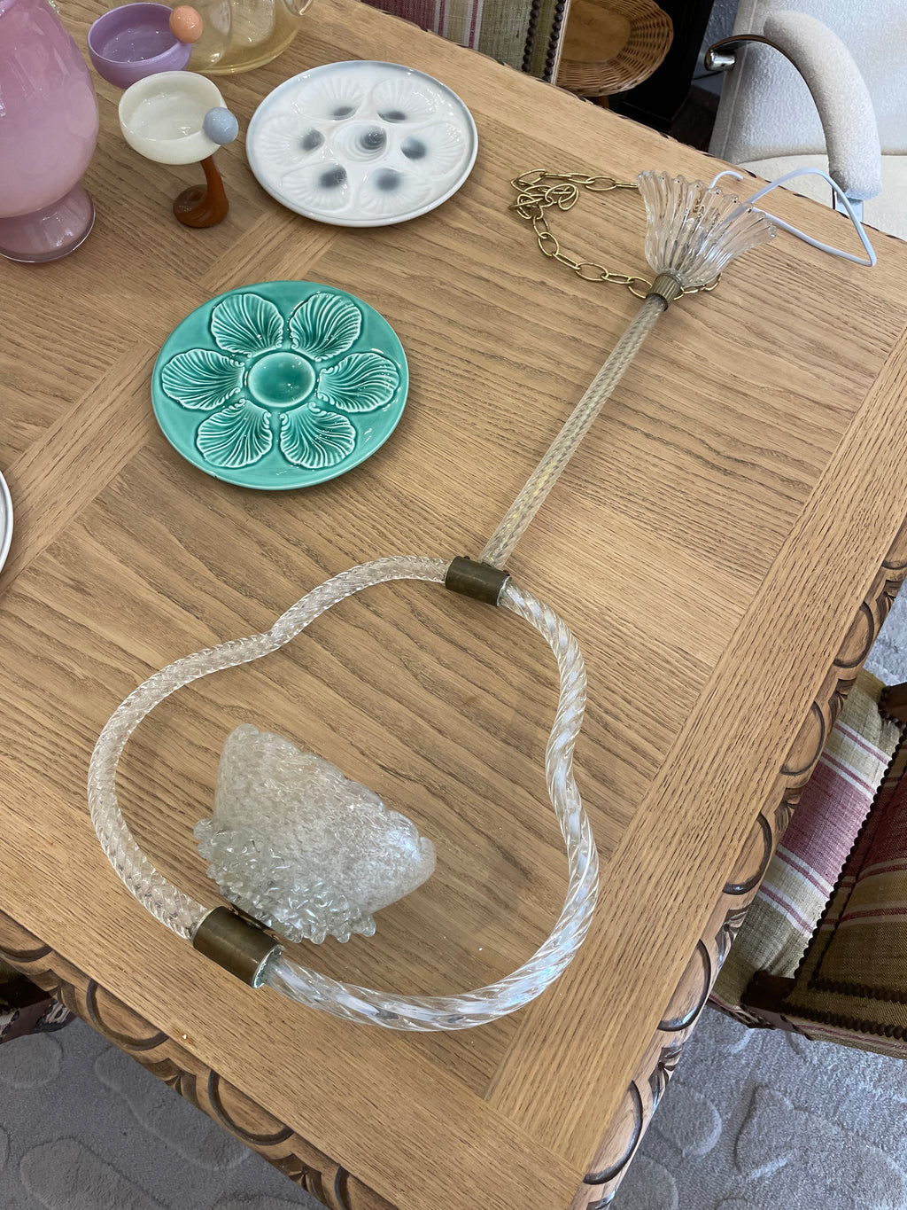 1940s Italy Barovier & Toso Pendant