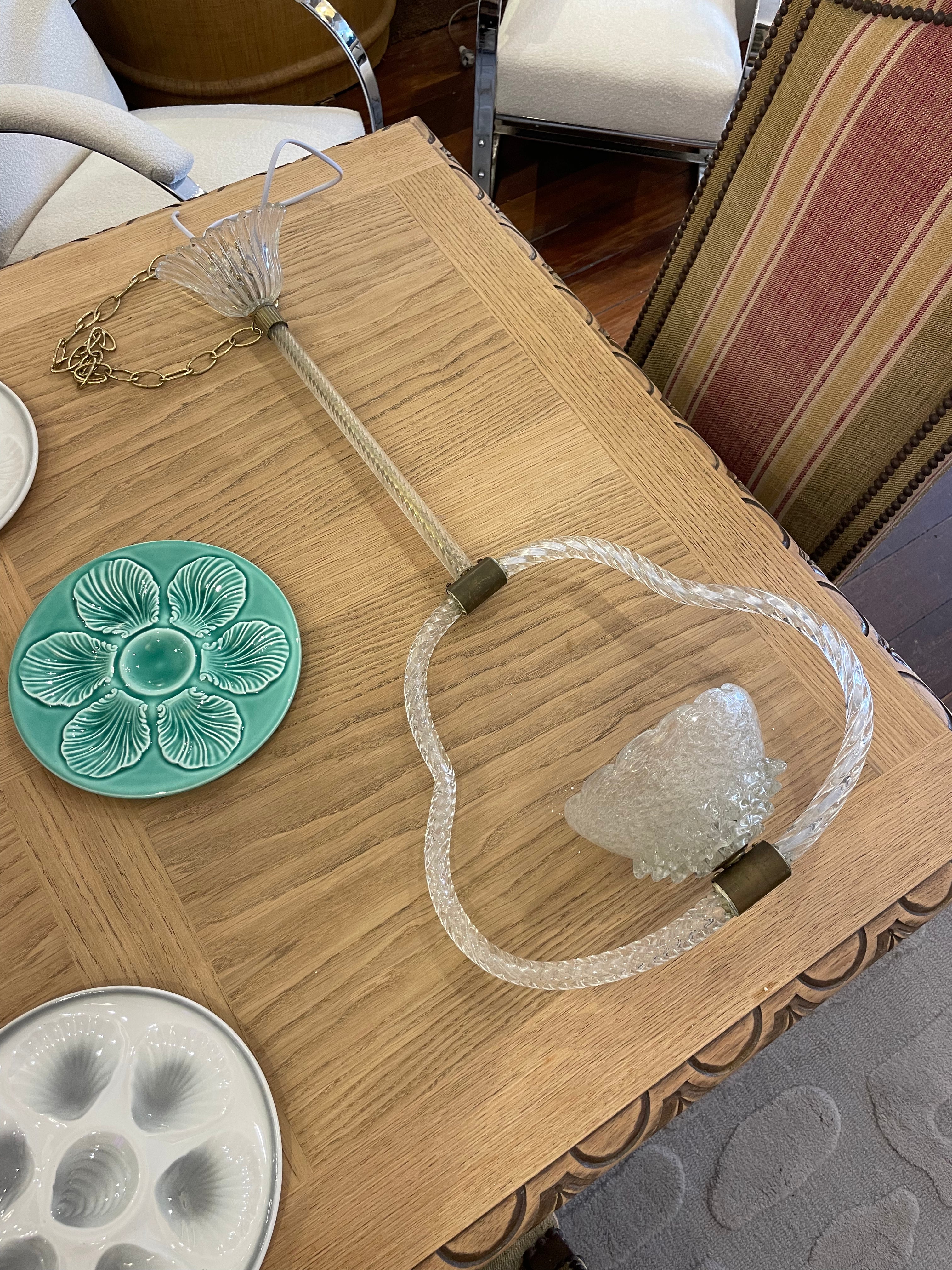 1940s Italy Barovier & Toso Pendant