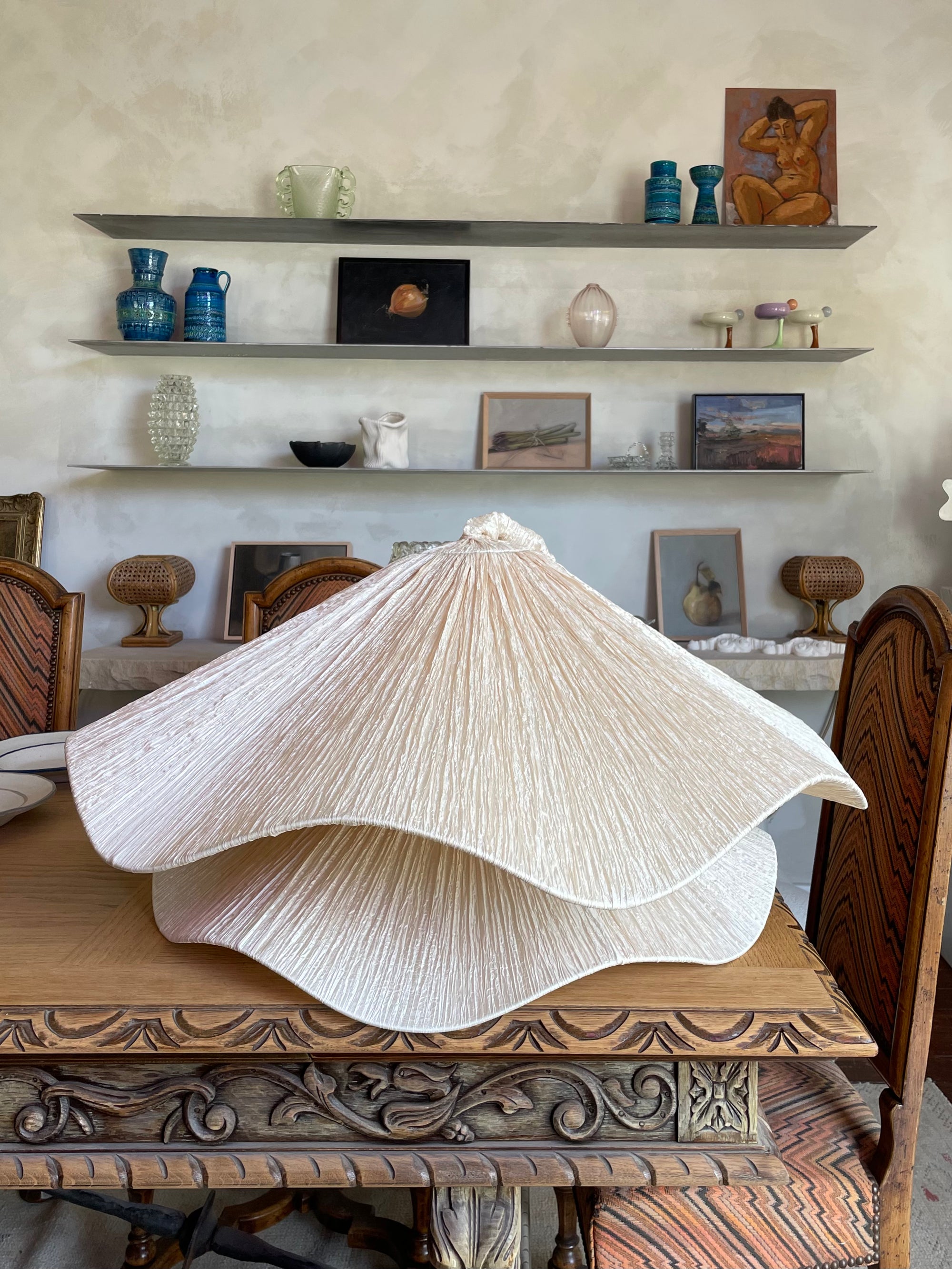 Pleated Layered Pendant - POA