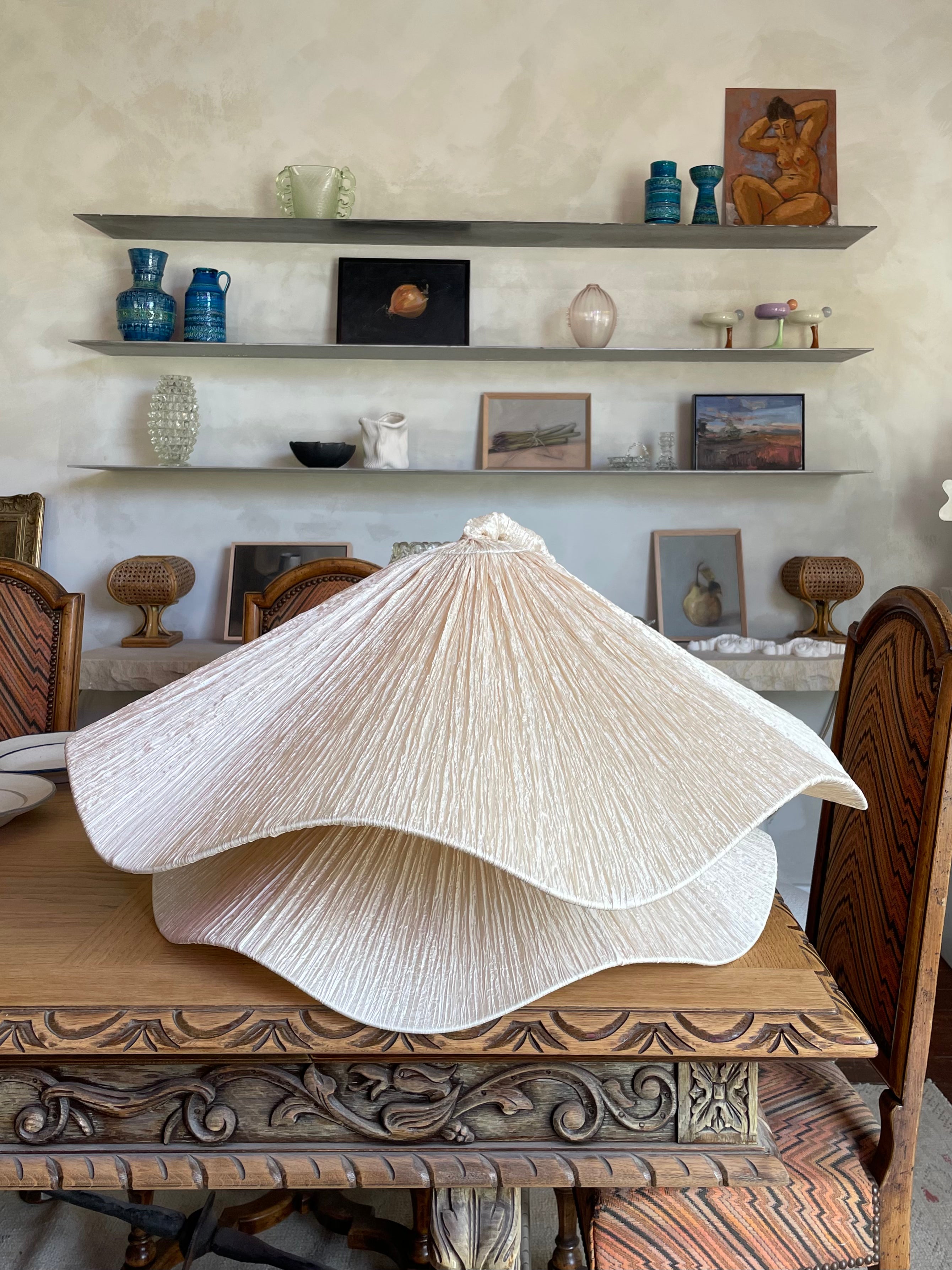 Pleated Layered Pendant - POA