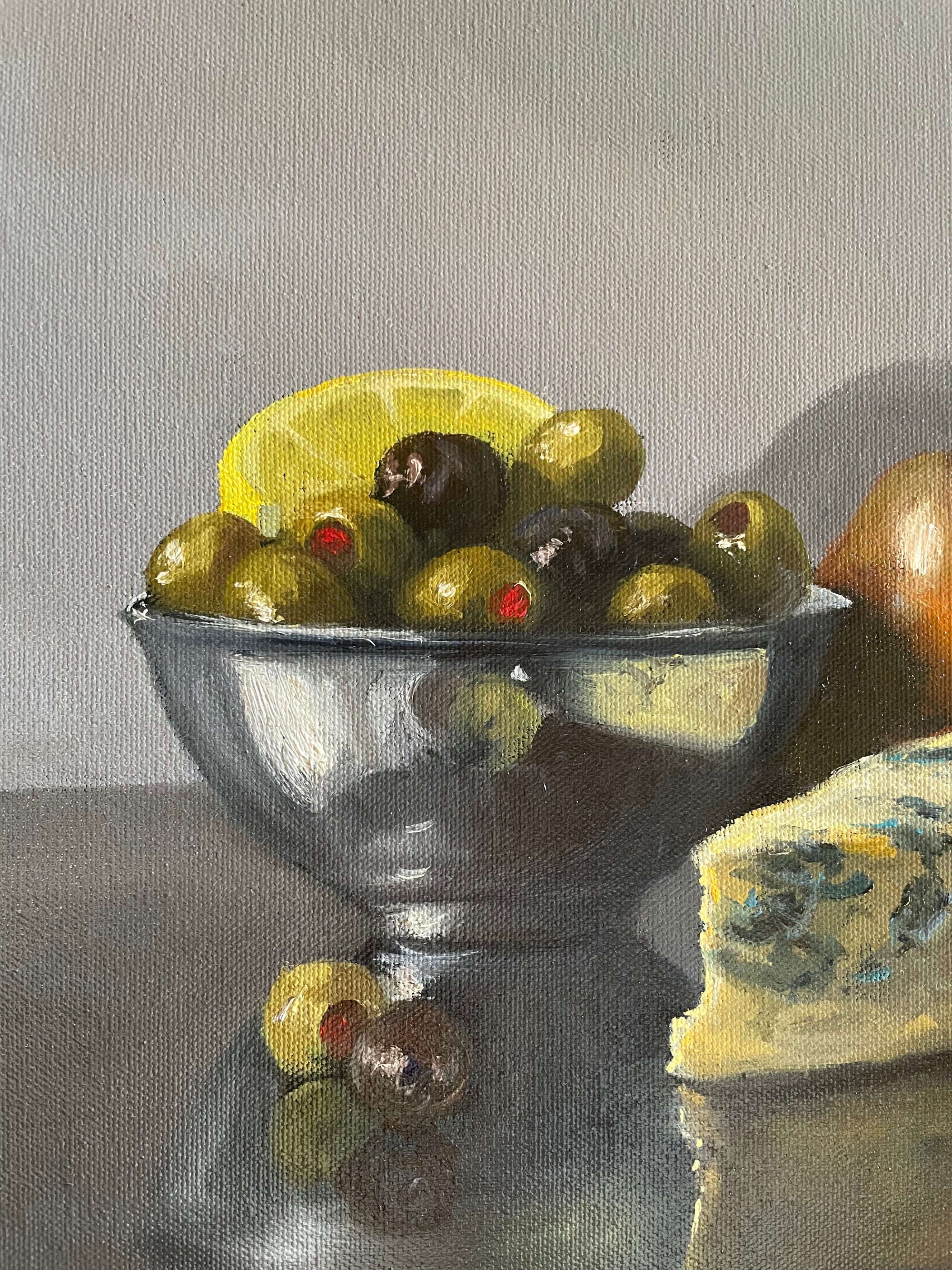 "Olives & Blue Cheese" by Llael McDonald