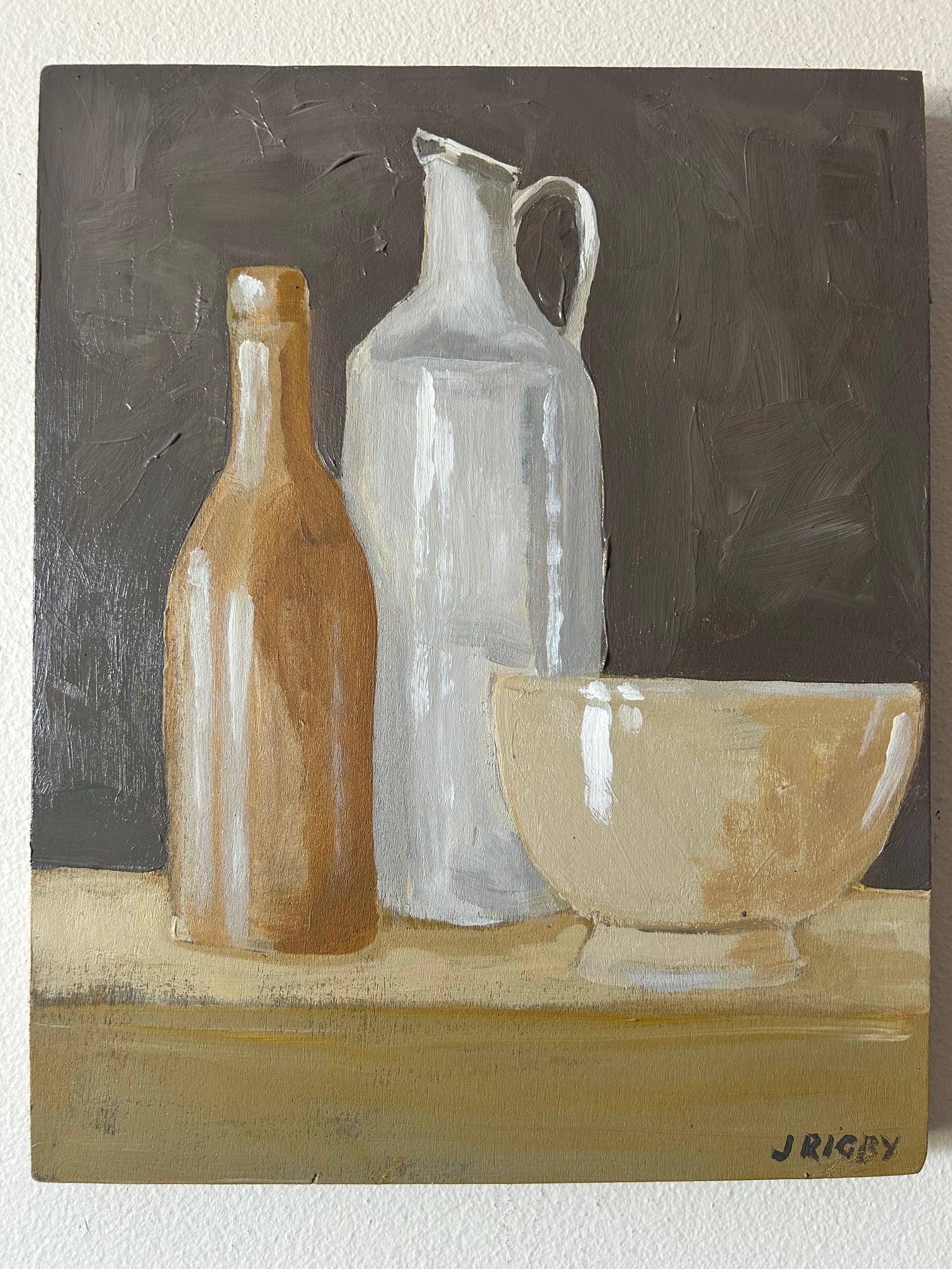 'Sympathetic Pottery' by Jody Rigby- Contemporary Still Life Painting