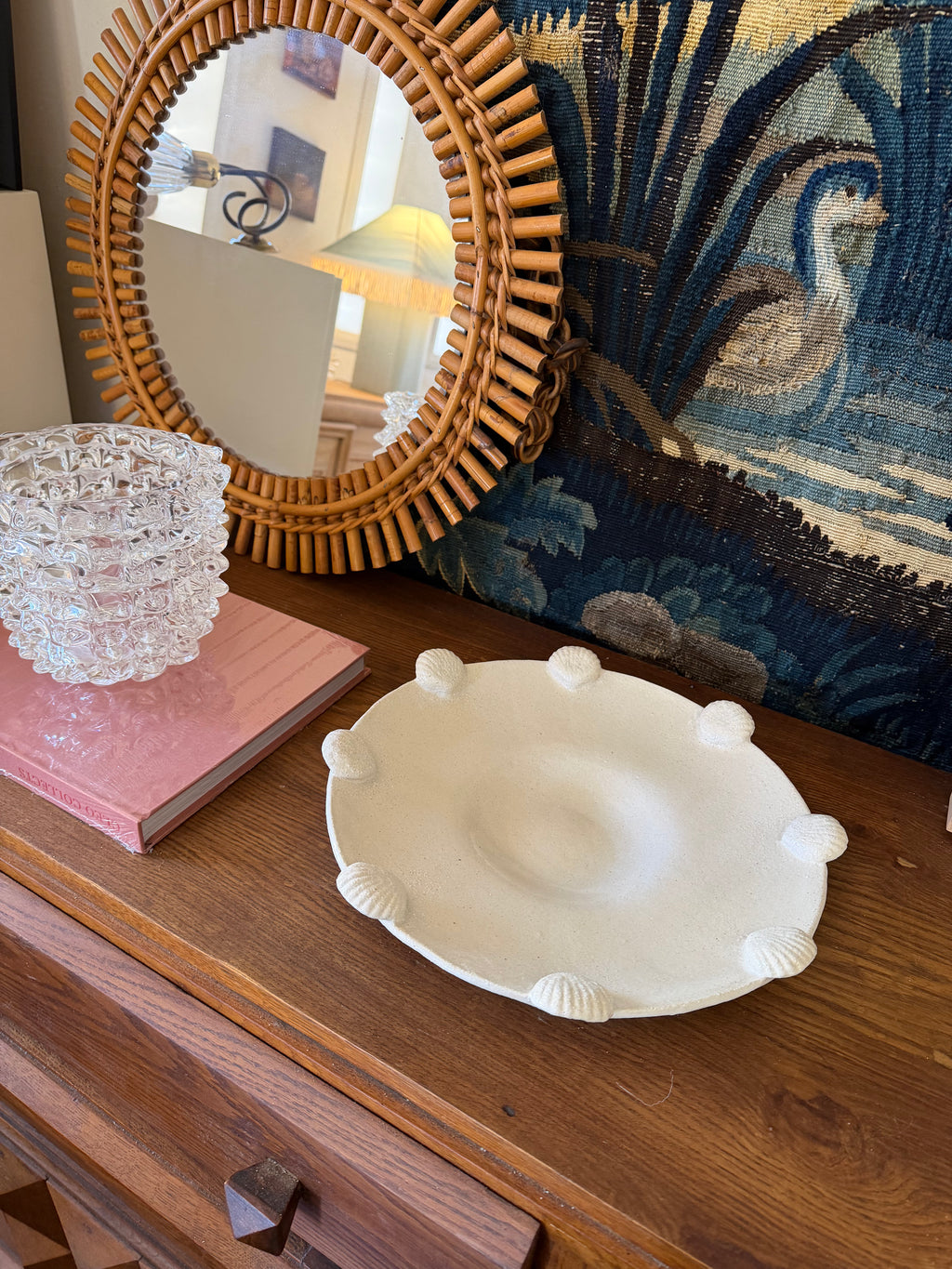 Ceramic Shell Platter by Jasmine Raisbeck