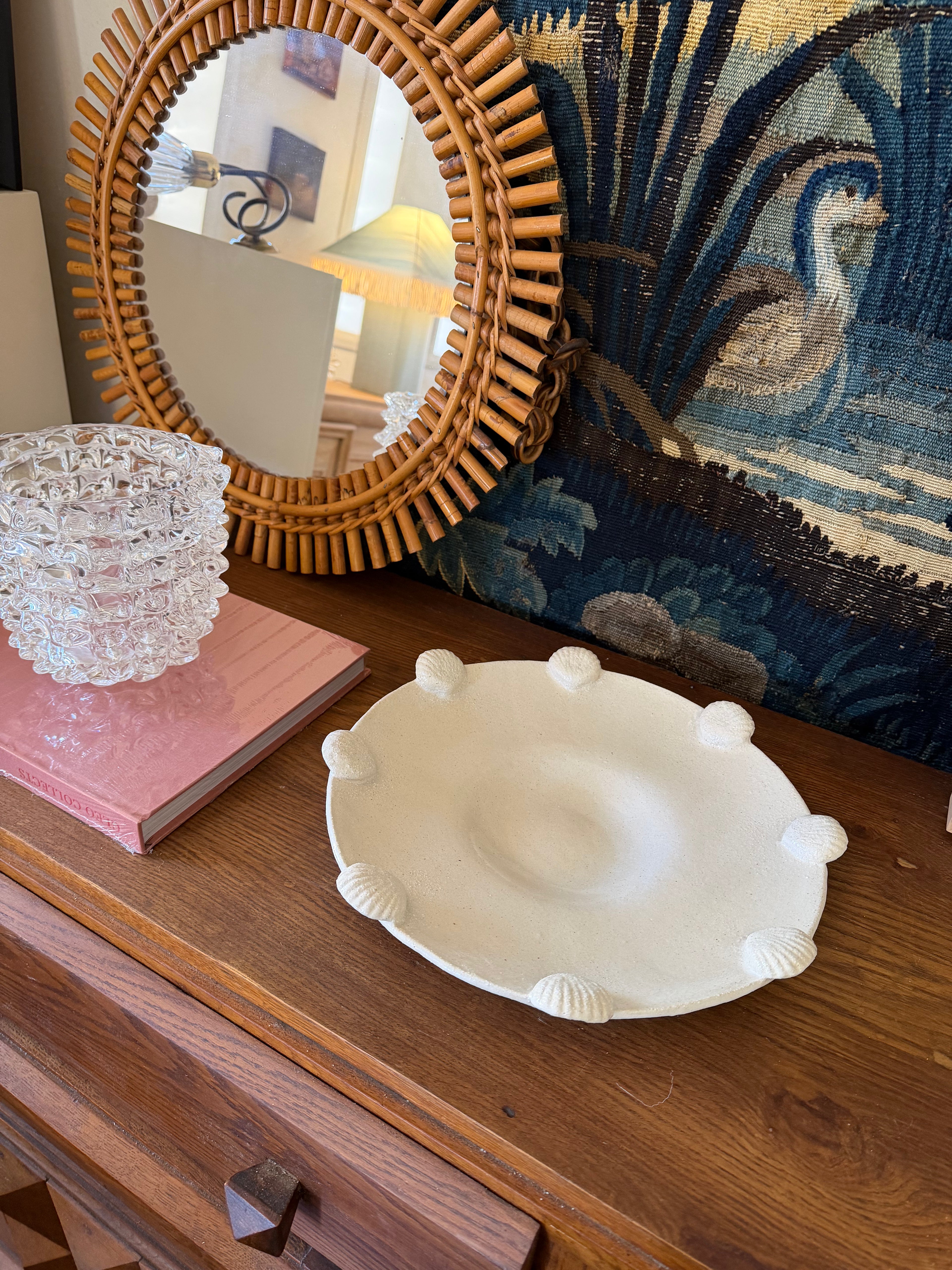 Ceramic Shell Platter by Jasmine Raisbeck