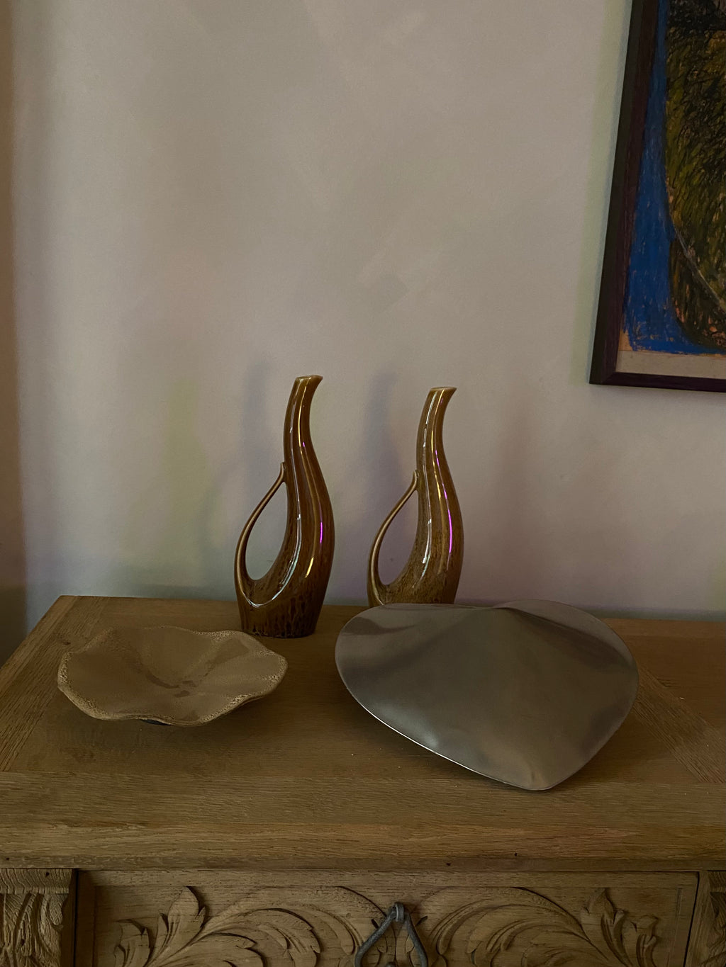 'Stingrays' Stoneware Ceramic by Rebekah Clark