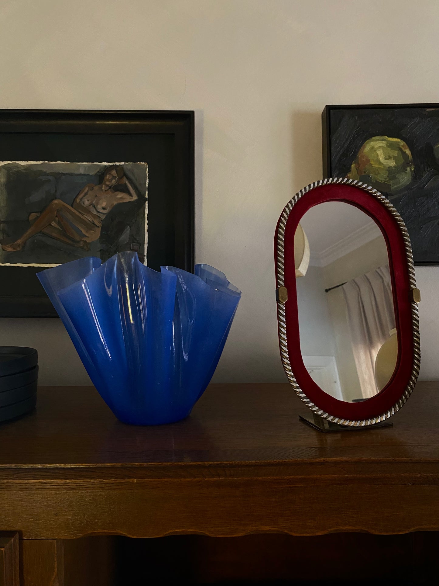 Large Cobalt blue Sascha Anthony vase