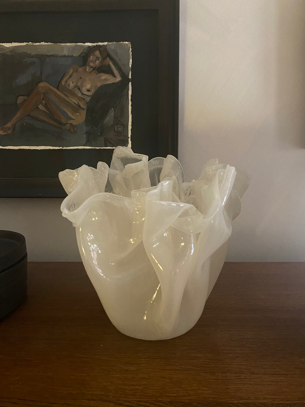 Medium Cream Sascha Anthony Vase