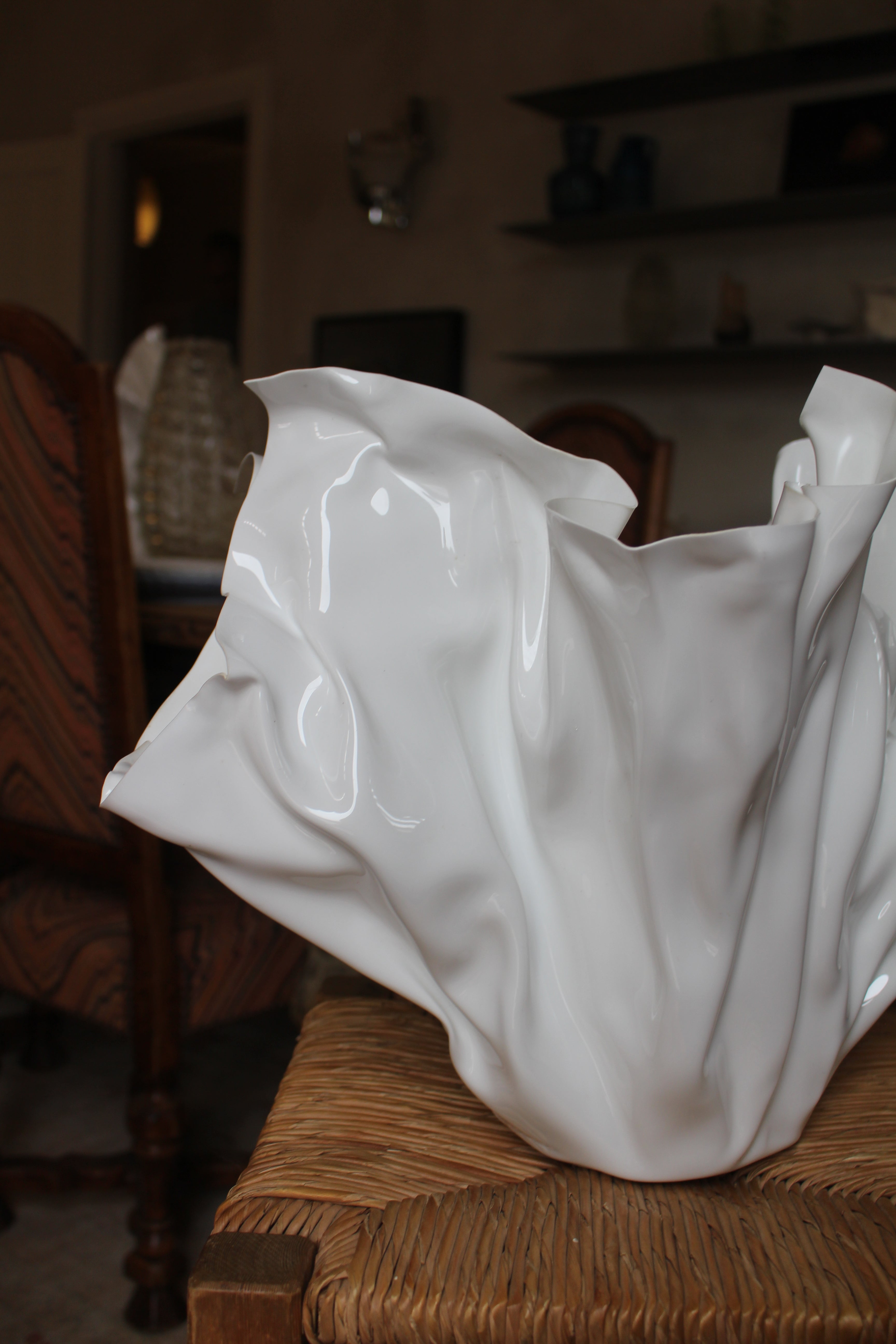 Freeform Resin Vase by Mariel