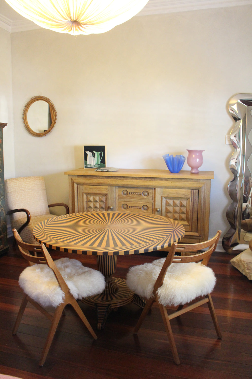 Early 20th Century Italian inlaid dining table