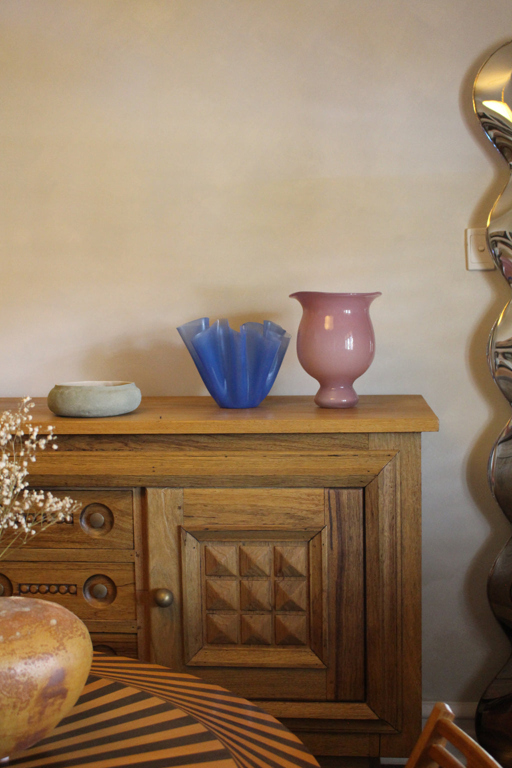Charles Dudouyt French Oak Buffet, 1930s France