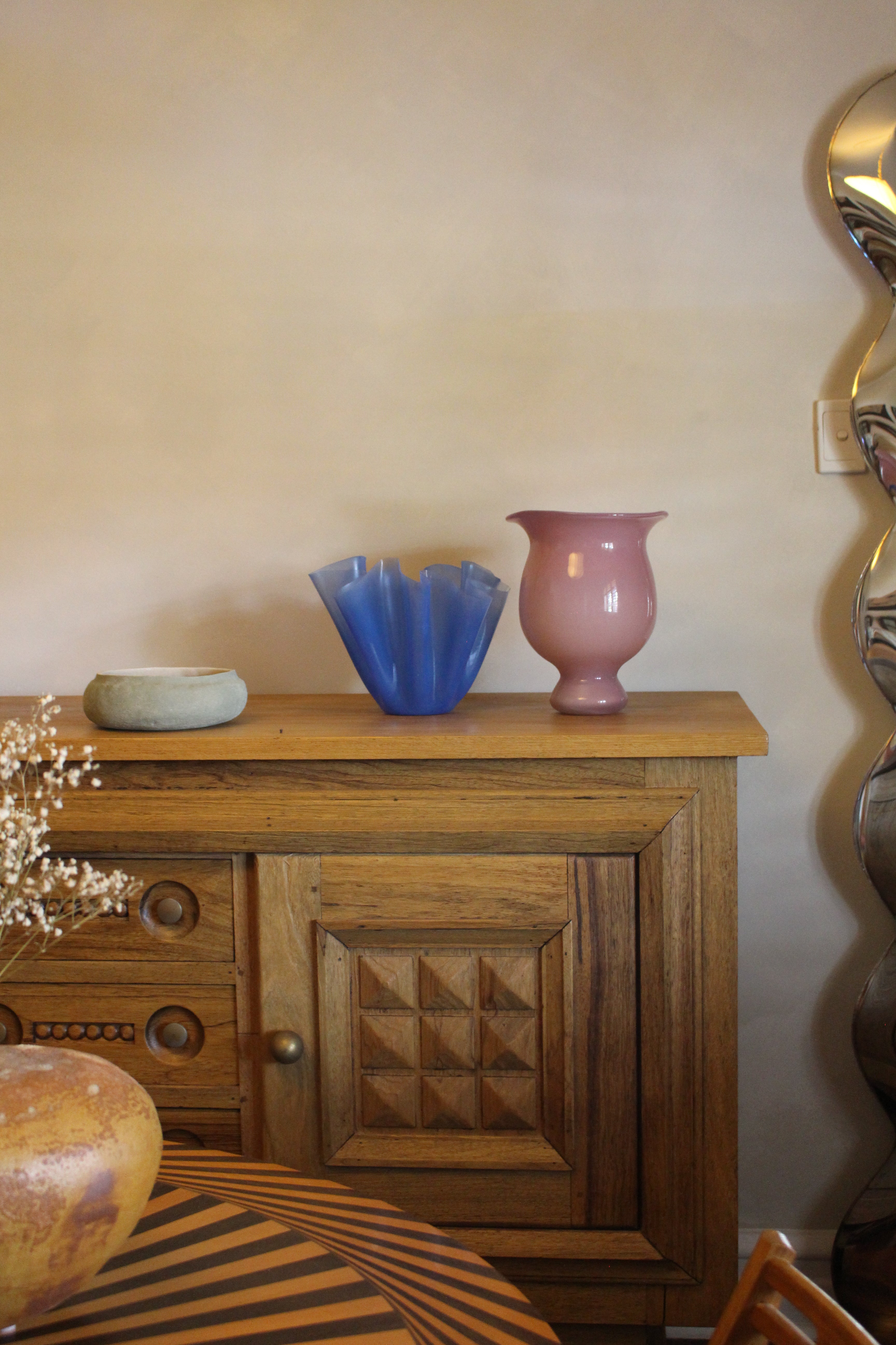 Charles Dudouyt French Oak Buffet, 1930s France