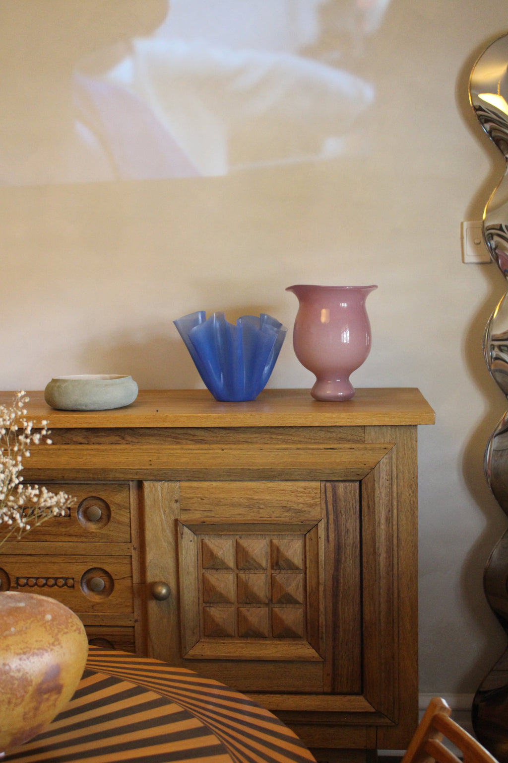 Charles Dudouyt French Oak Buffet, 1930s France