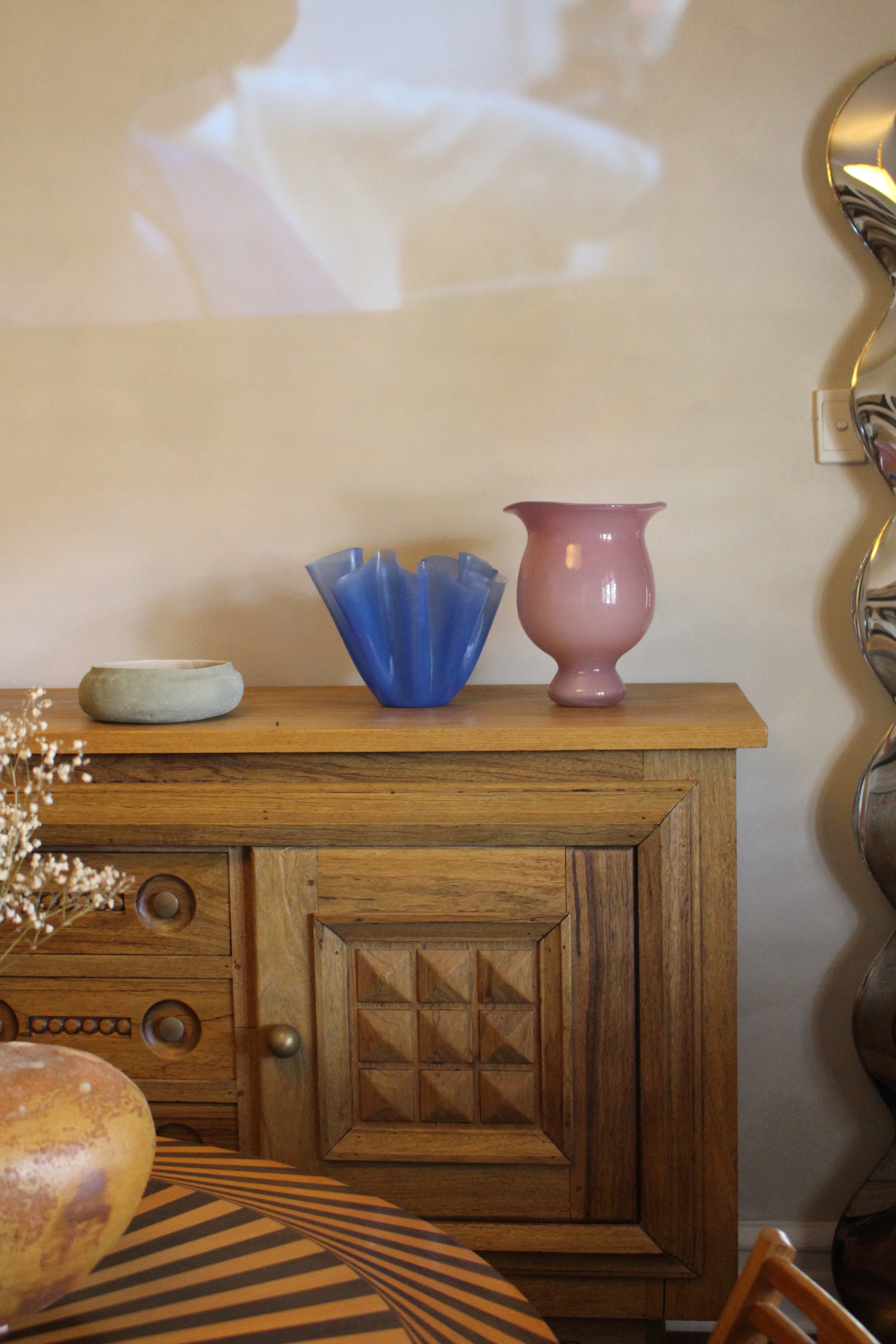 Charles Dudouyt French Oak Buffet, 1930s France
