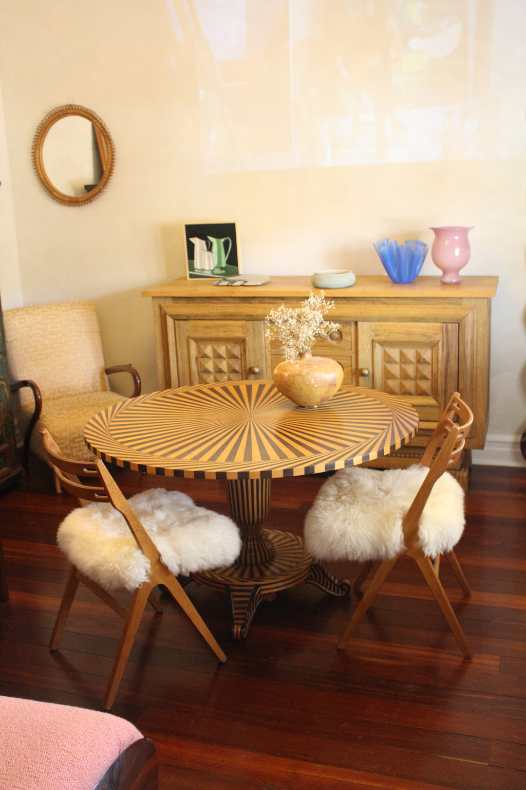 Early 20th Century Italian inlaid dining table