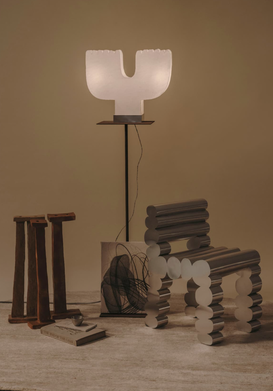 The "Yay" lamp by Jorge Kilzi