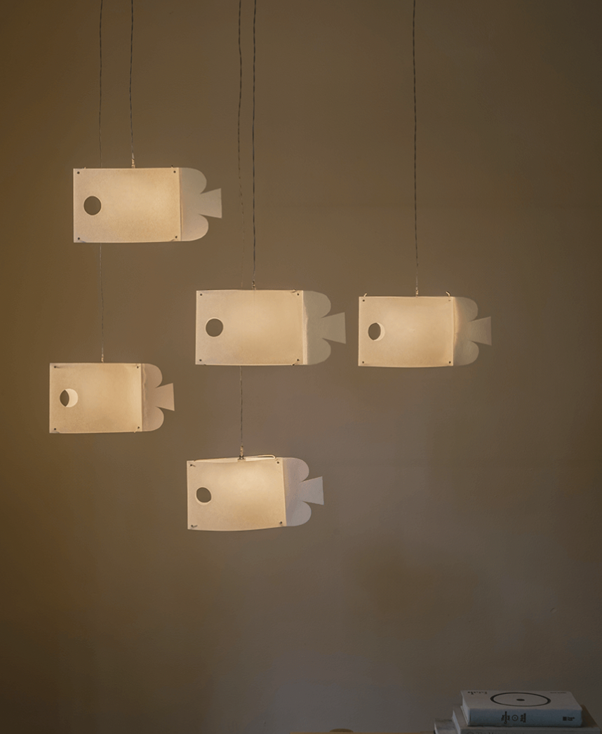 The “Pececito” Lamps (set of five) by Jorge Kilzi