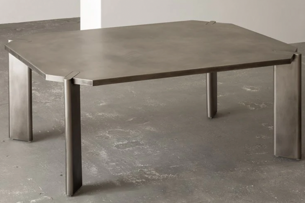 Yuuki Stainless Steel Coffee Table by Rachel Donath