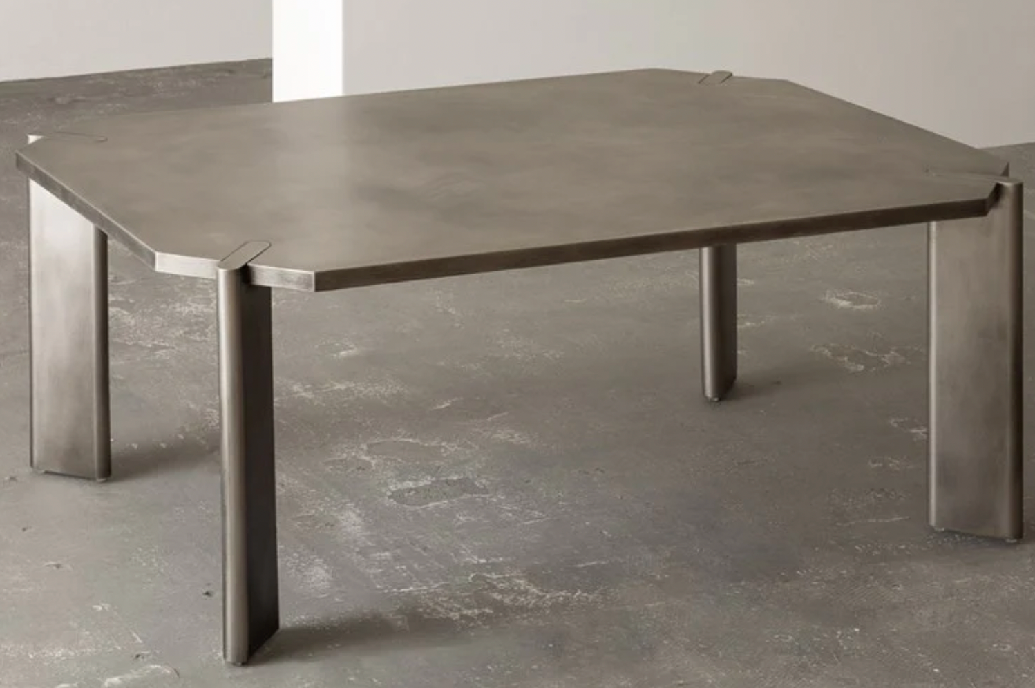 Yuuki Stainless Steel Coffee Table by Rachel Donath