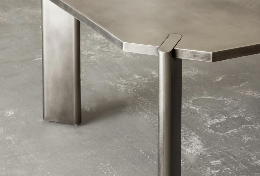 Yuuki Stainless Steel Coffee Table by Rachel Donath