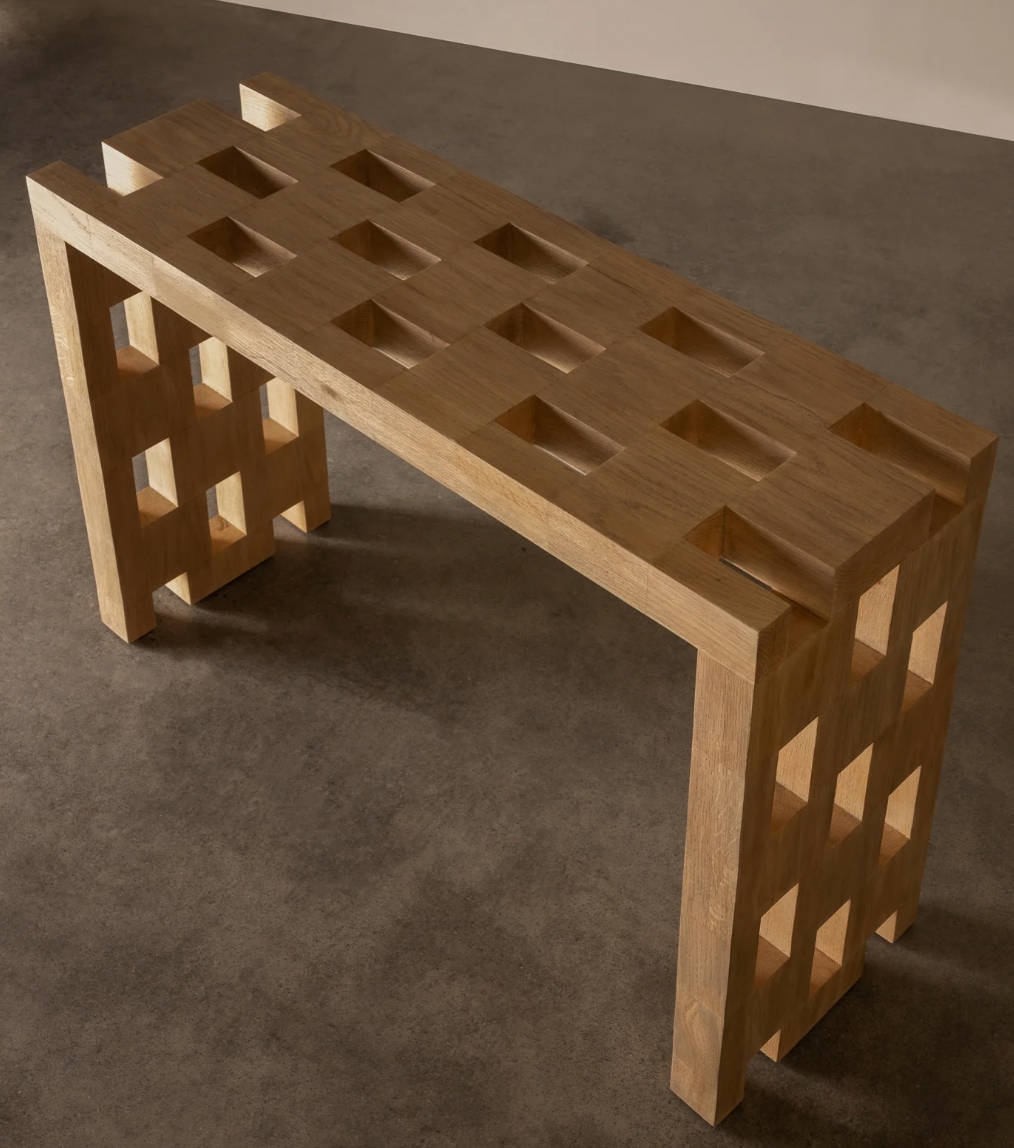Vivi Console Oak by Rachel Donath